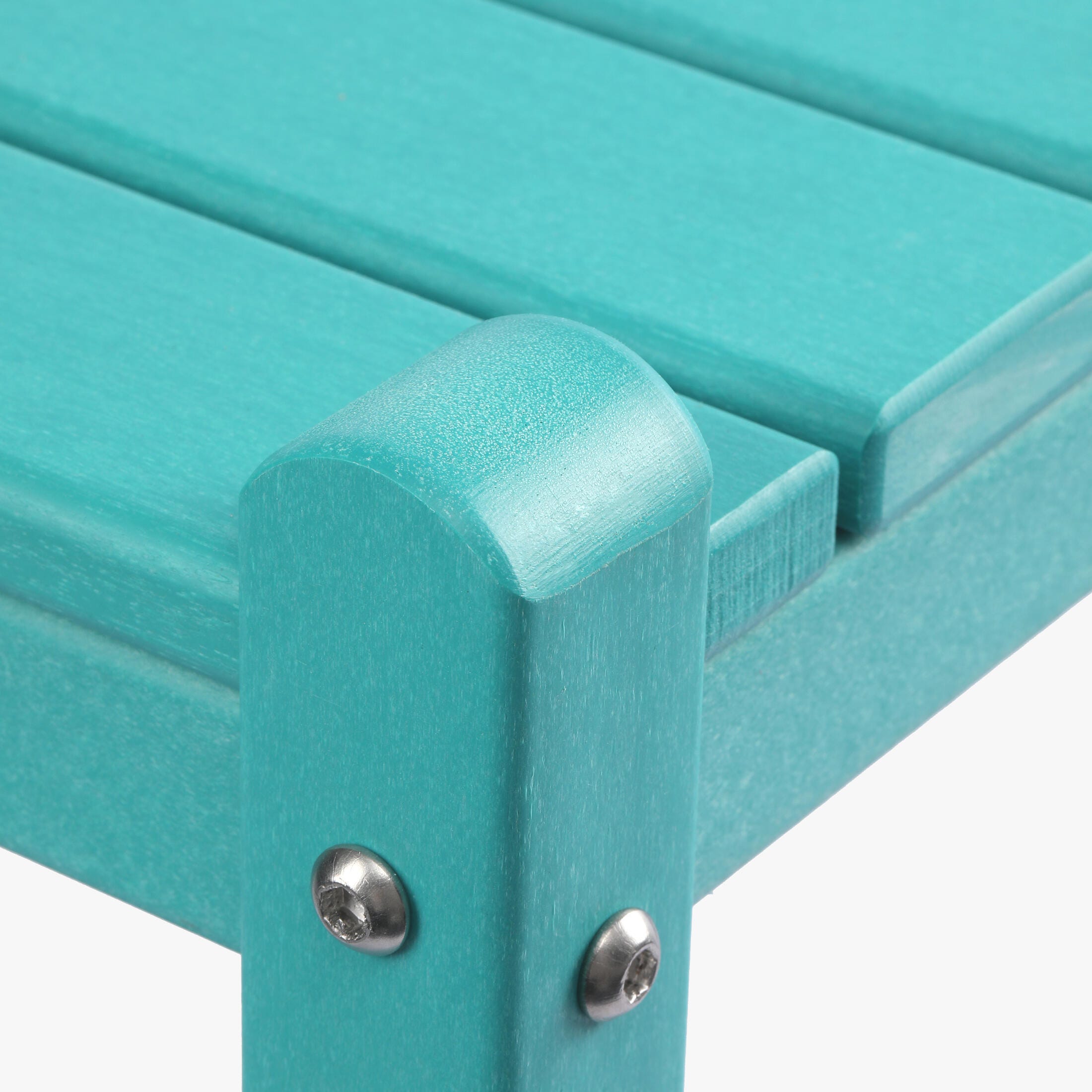 Westin Furniture Otto Outdoor Two Shelf Side Table, Turquoise, large
