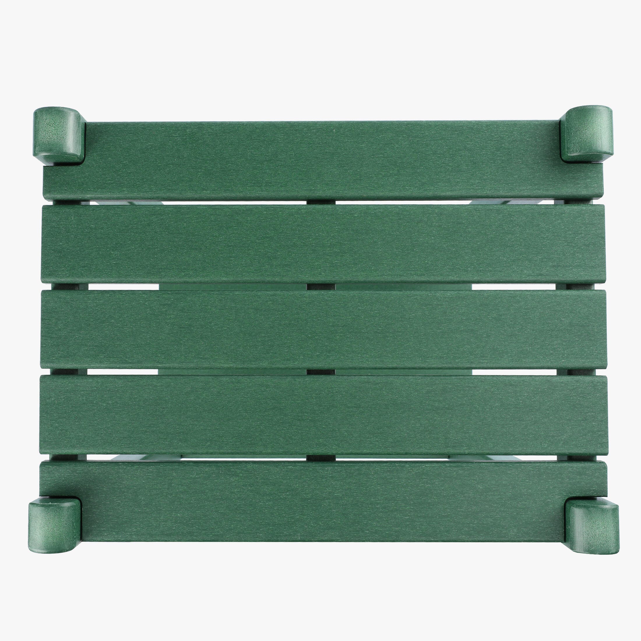Westin Furniture Otto Outdoor Two Shelf Side Table, Dark Green, large