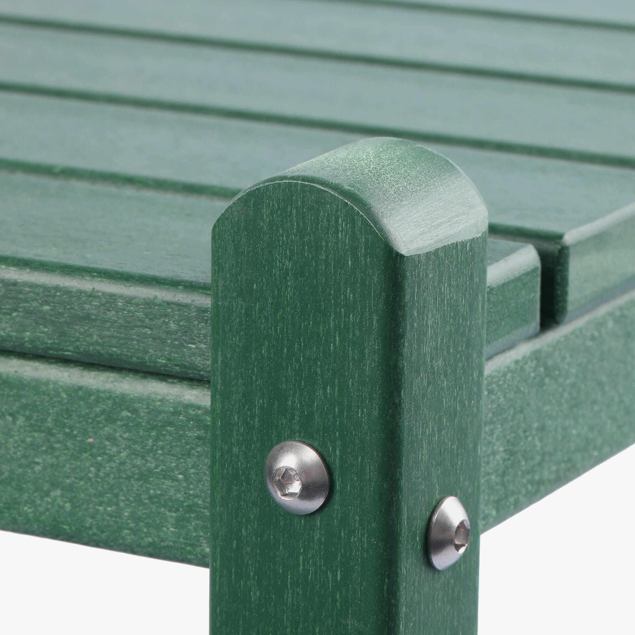 Westin Furniture Otto Outdoor Two Shelf Side Table, Dark Green, large