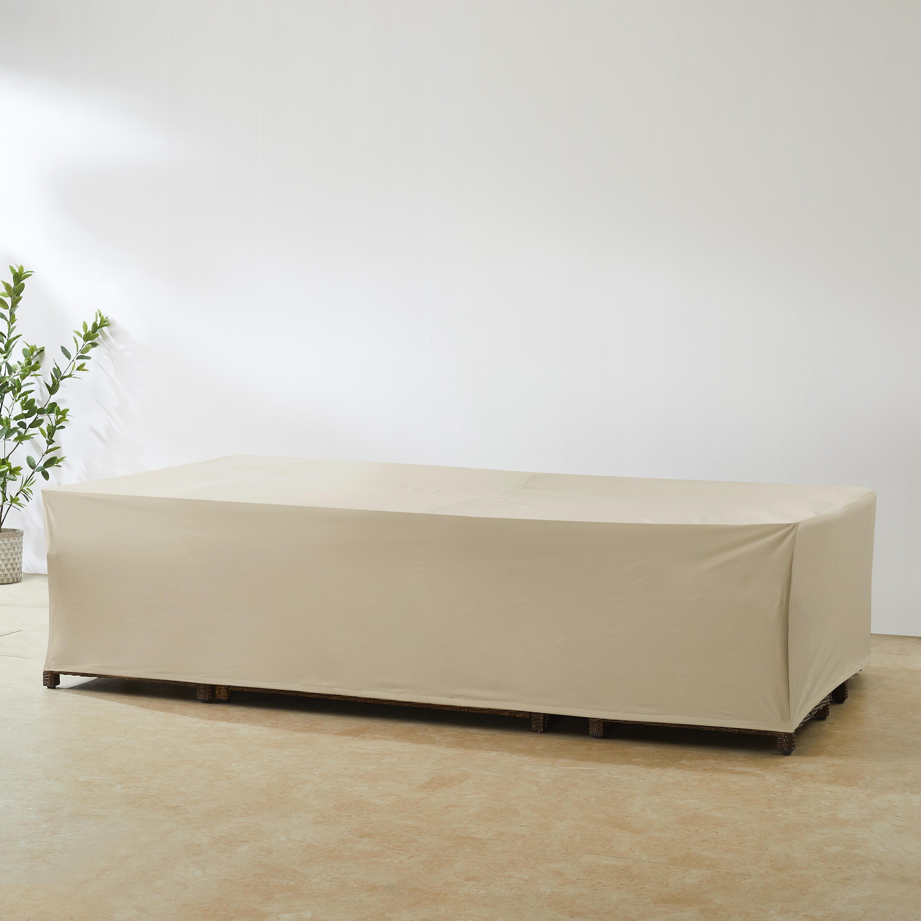Crosley Furniture Outdoor Furniture Cover For Patio Set, Tan, rollover
