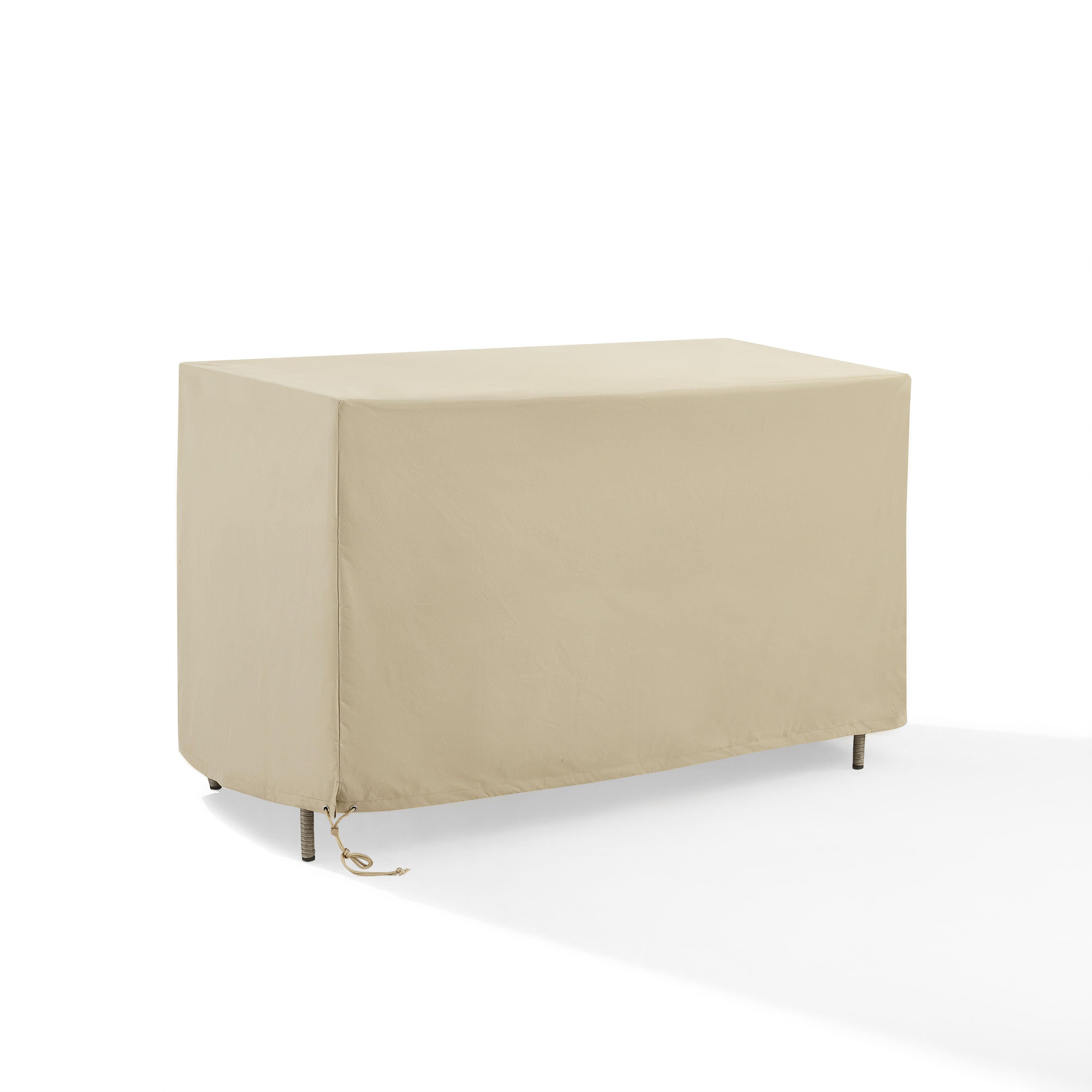 Crosley Furniture Outdoor Storage Deck Box Cover, Tan, large