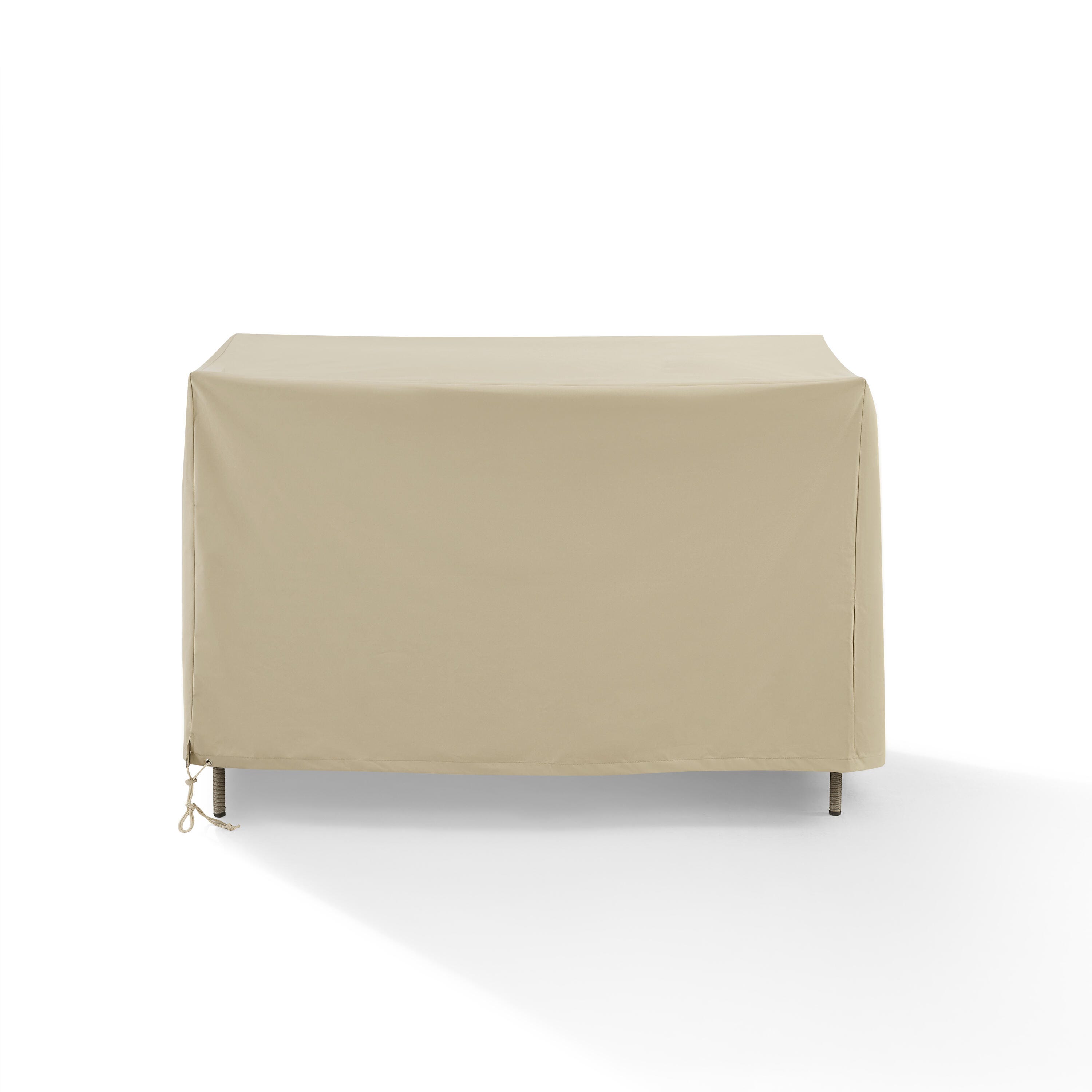 Crosley Furniture Outdoor Storage Deck Box Cover, Tan, large