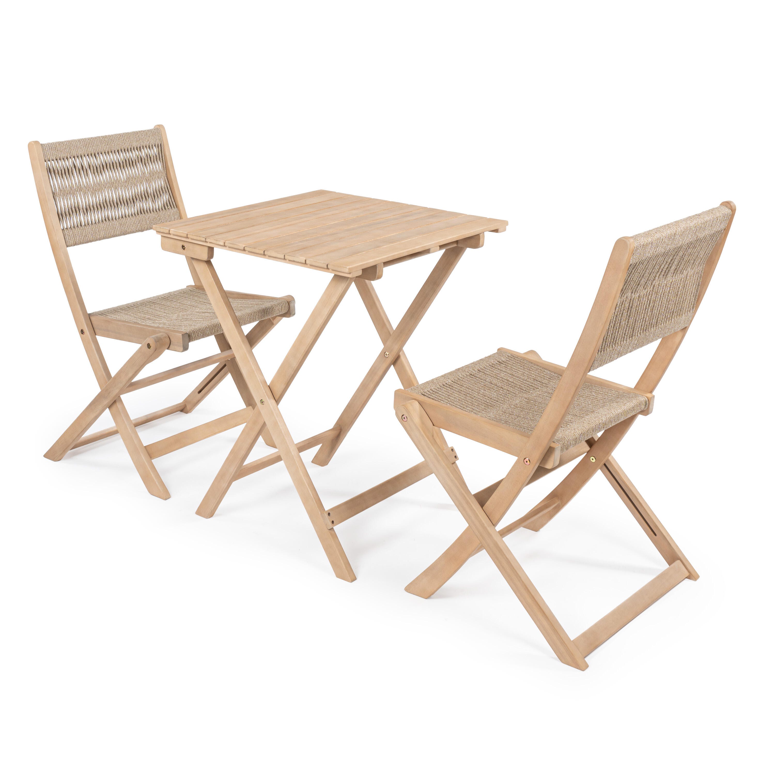 Jonathan Y Javea Outdoor Folding Bistro Table and 2 Chairs