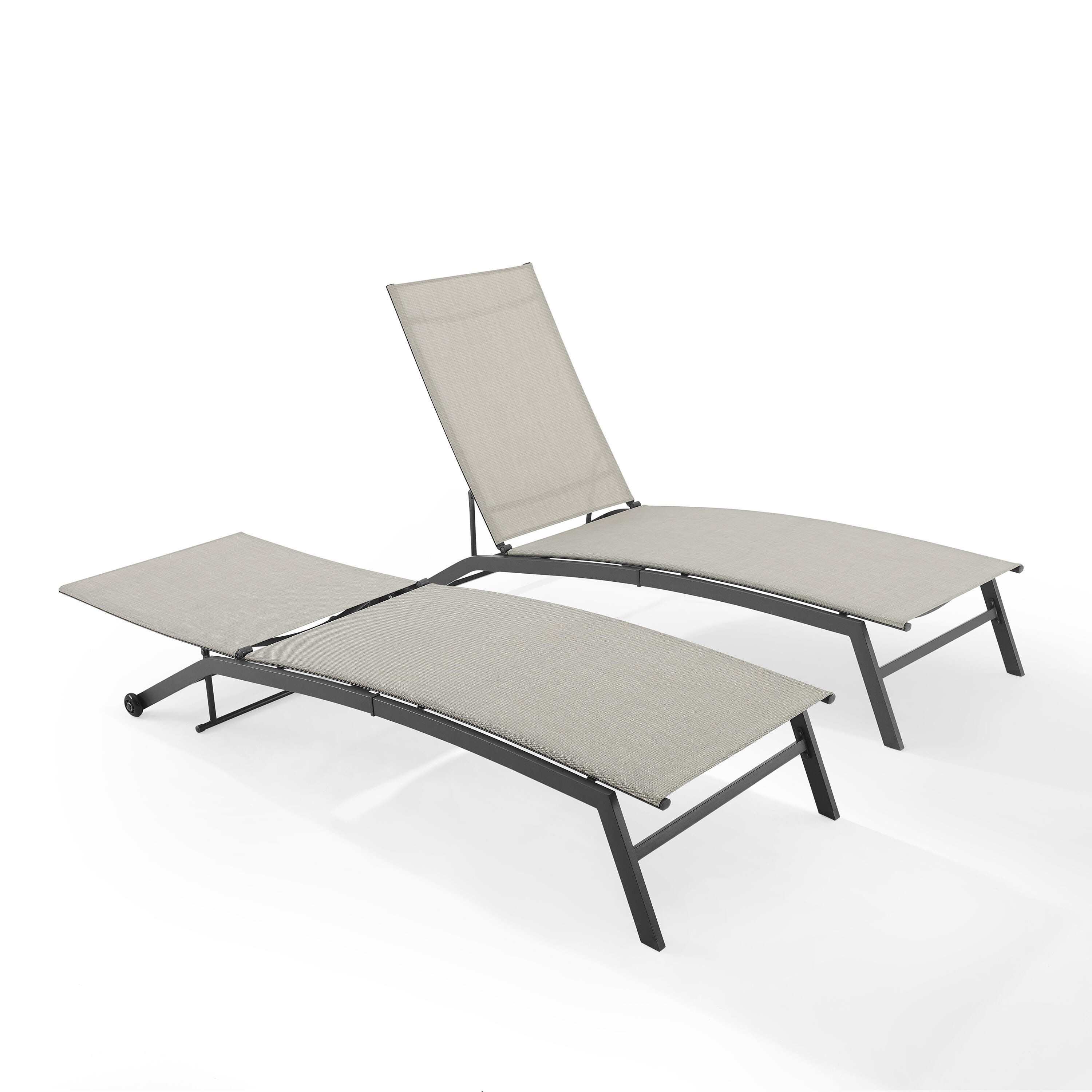 Weaver Outdoor Sling Chaise Lounge Chairs, , large