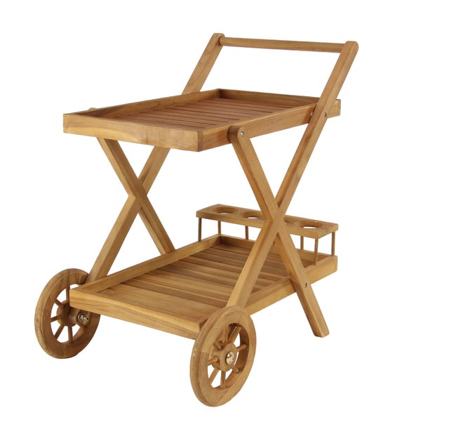 Bayberry Lane Rolling Bar Cart
