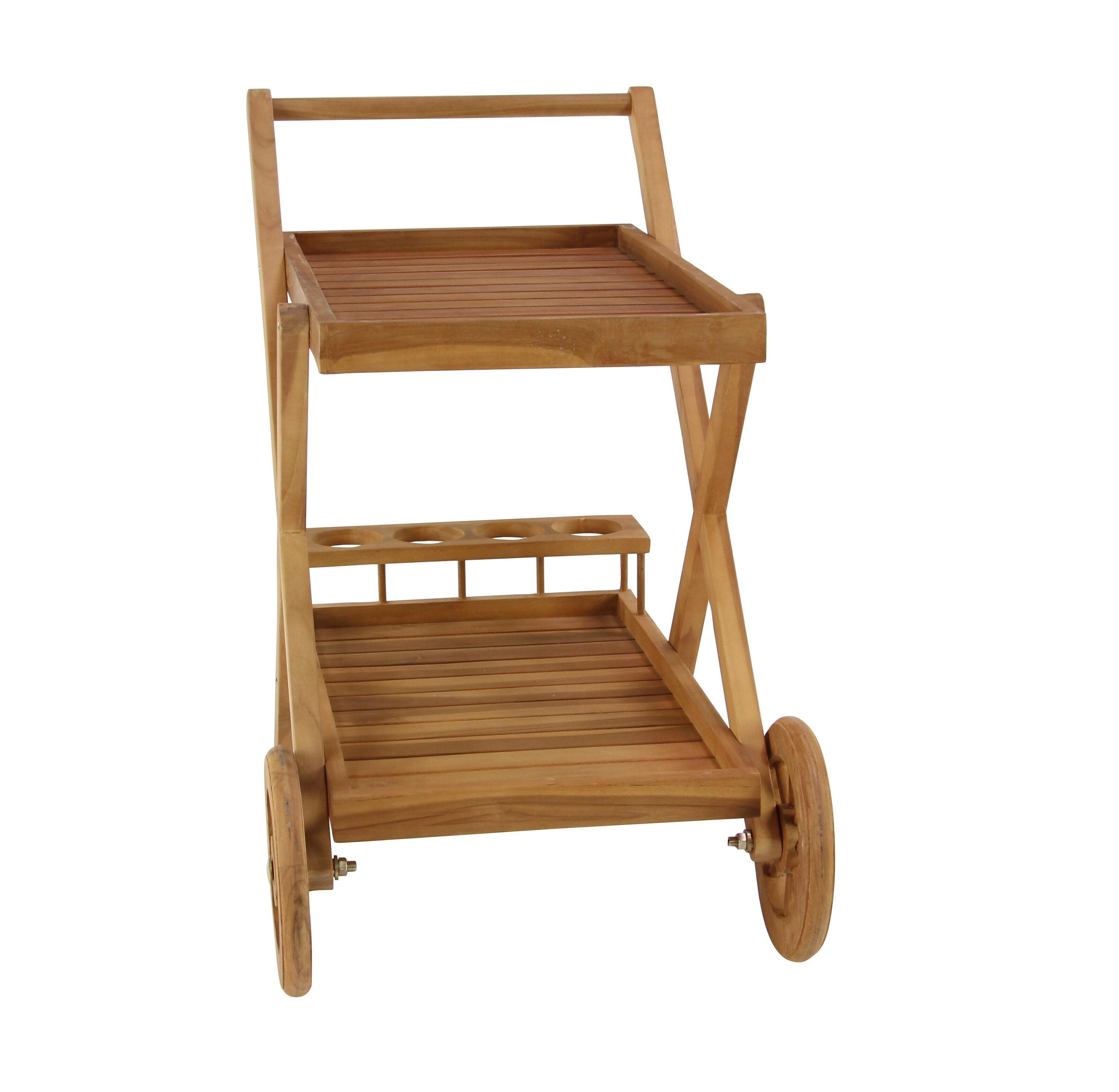 Bayberry Lane Rolling Bar Cart, , large