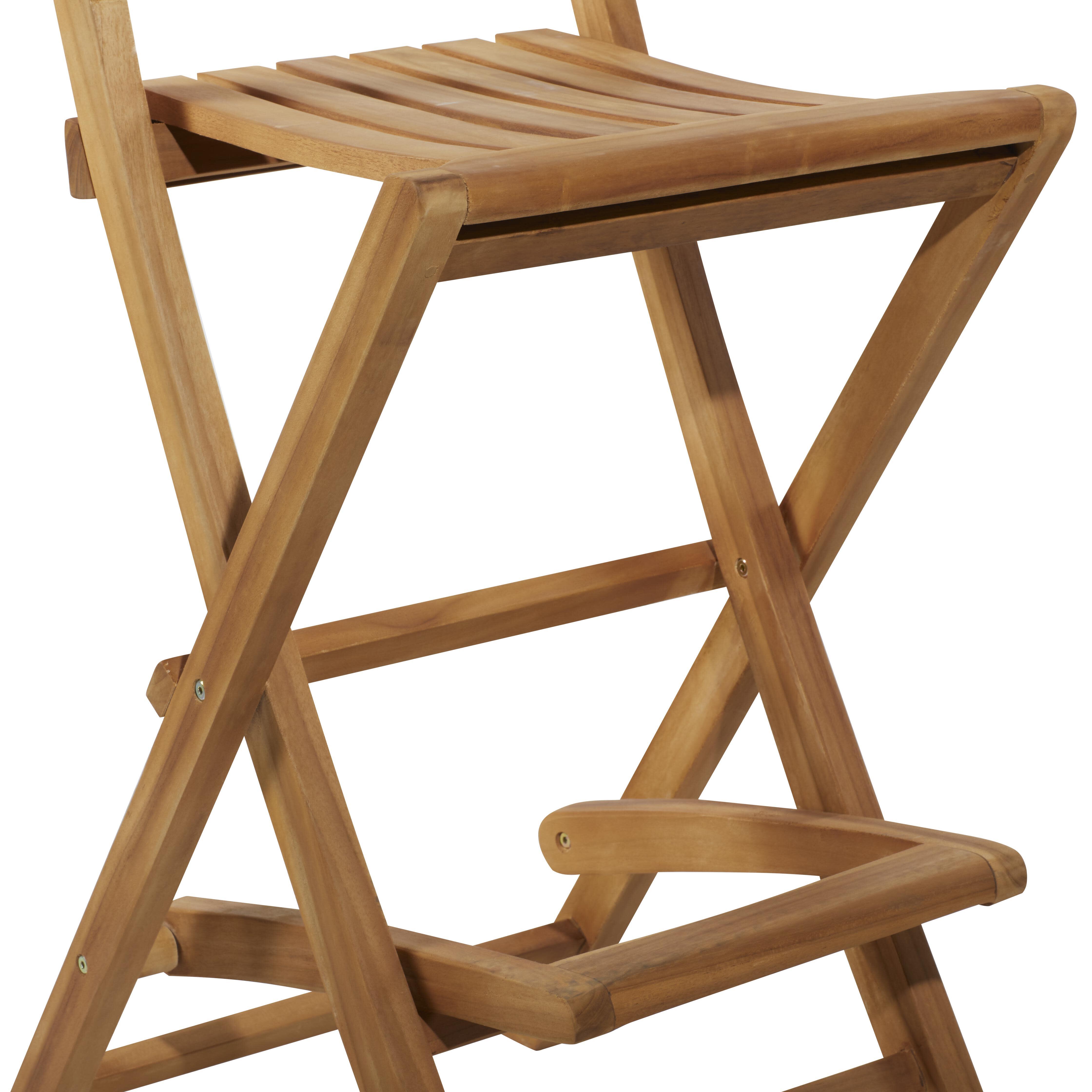 Bayberry Lane Slatted Indoor/Outdoor Bar Stool (Set of 2), , large