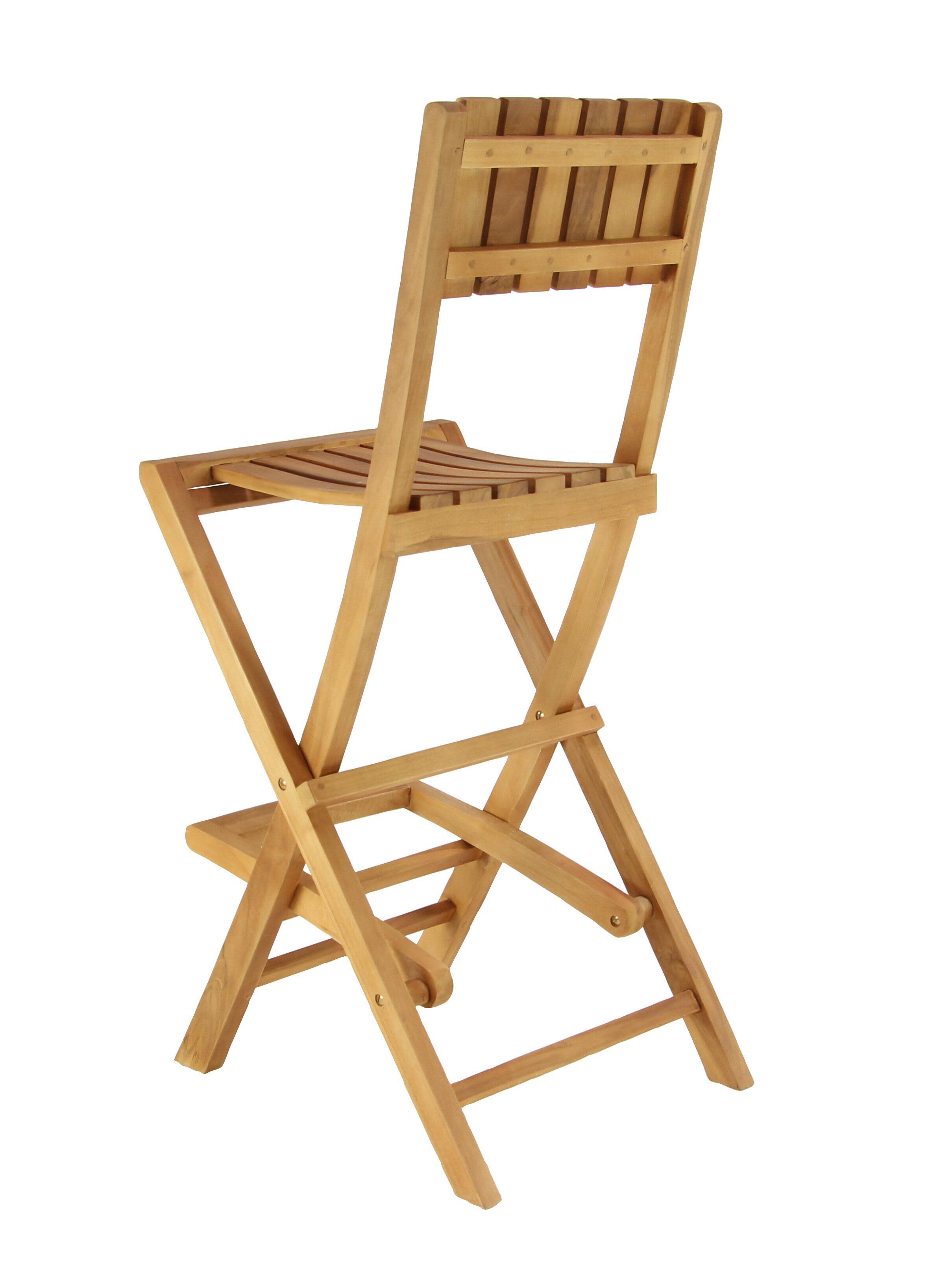 Bayberry Lane Slatted Indoor/Outdoor Bar Stool (Set of 2), , large