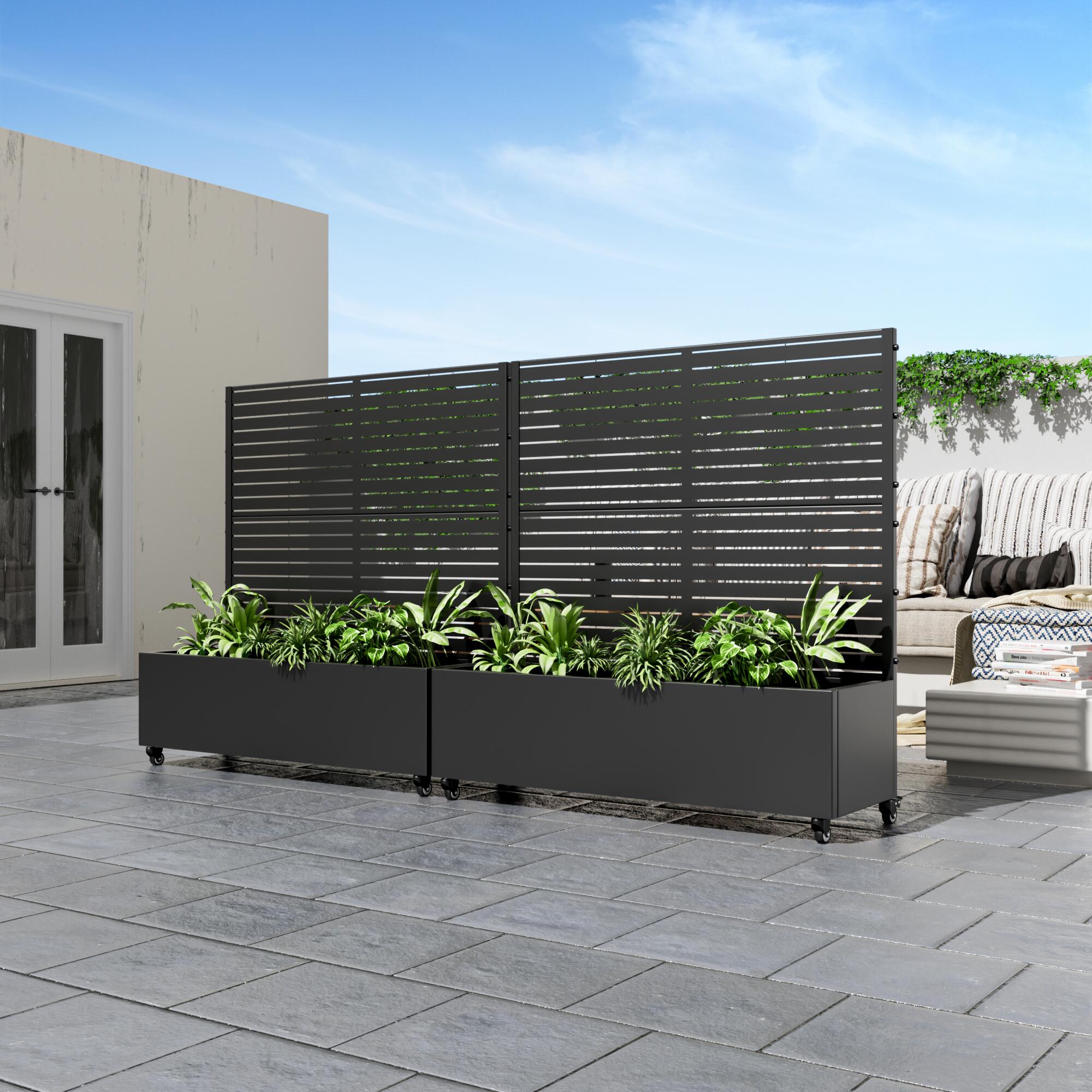 Dovelina Tranquilbreeze Outdoor Trellis With Planter Box | Ashley