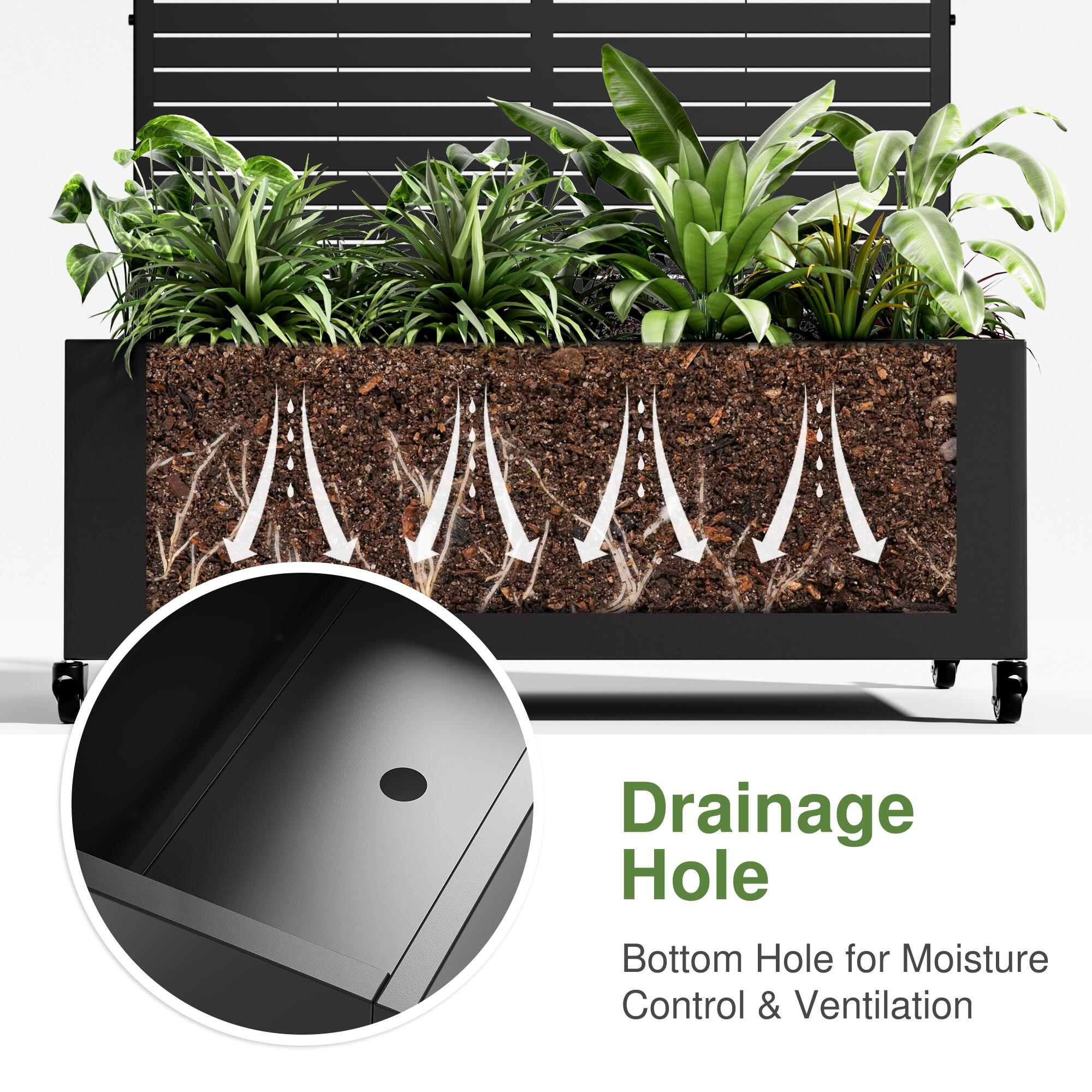 Dovelina Tranquilbreeze Outdoor Trellis With Planter Box | Ashley