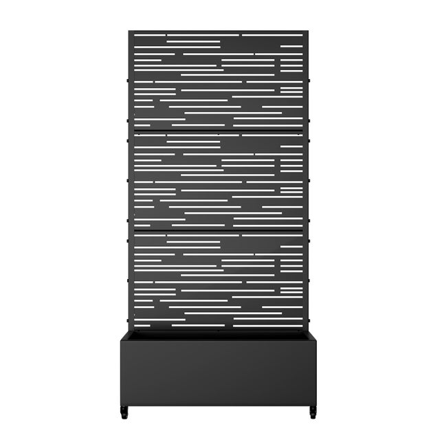 Dovelina Tranquilbreeze Outdoor Trellis With Planter Box