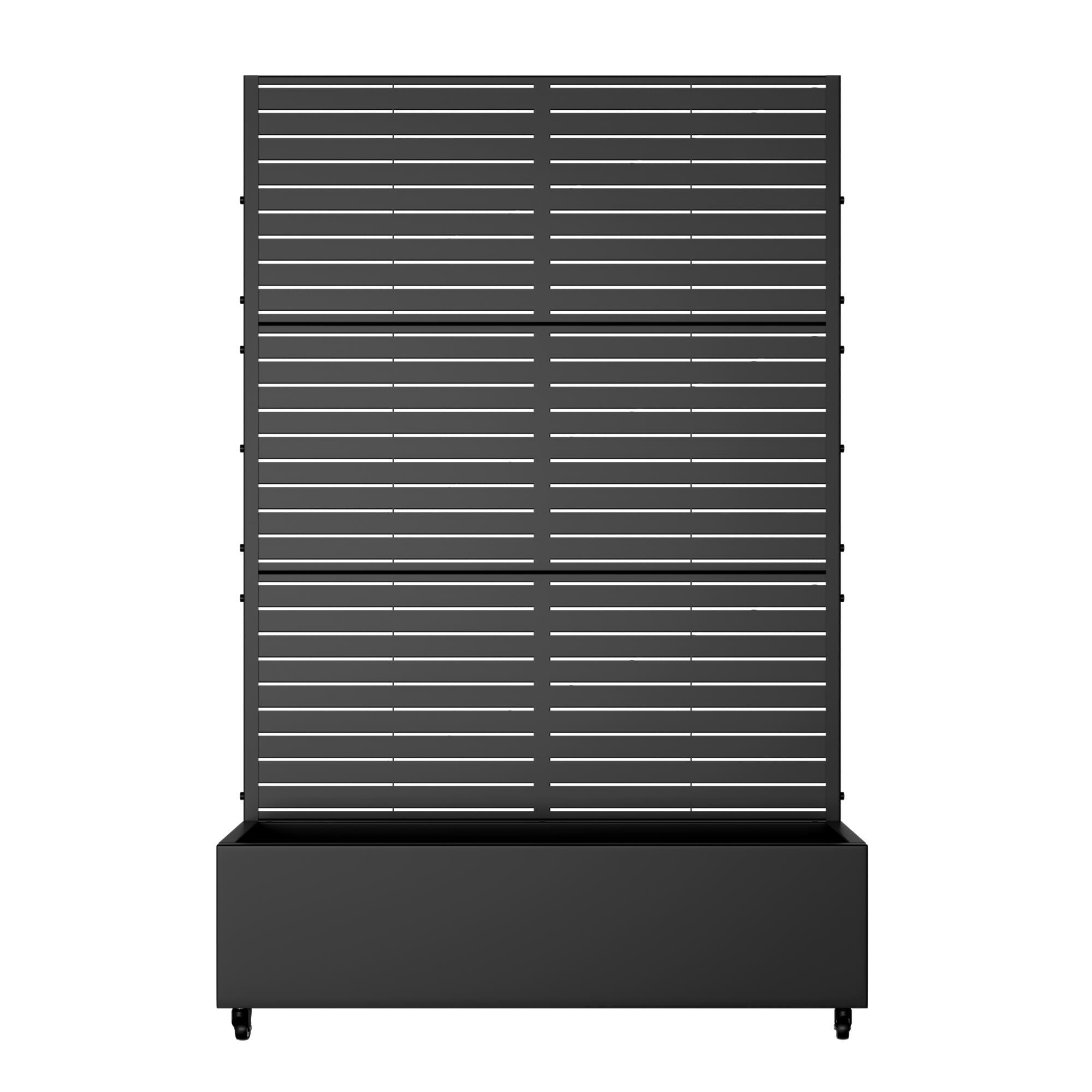 Dovelina Tranquilbreeze Outdoor Trellis With Planter Box, , large