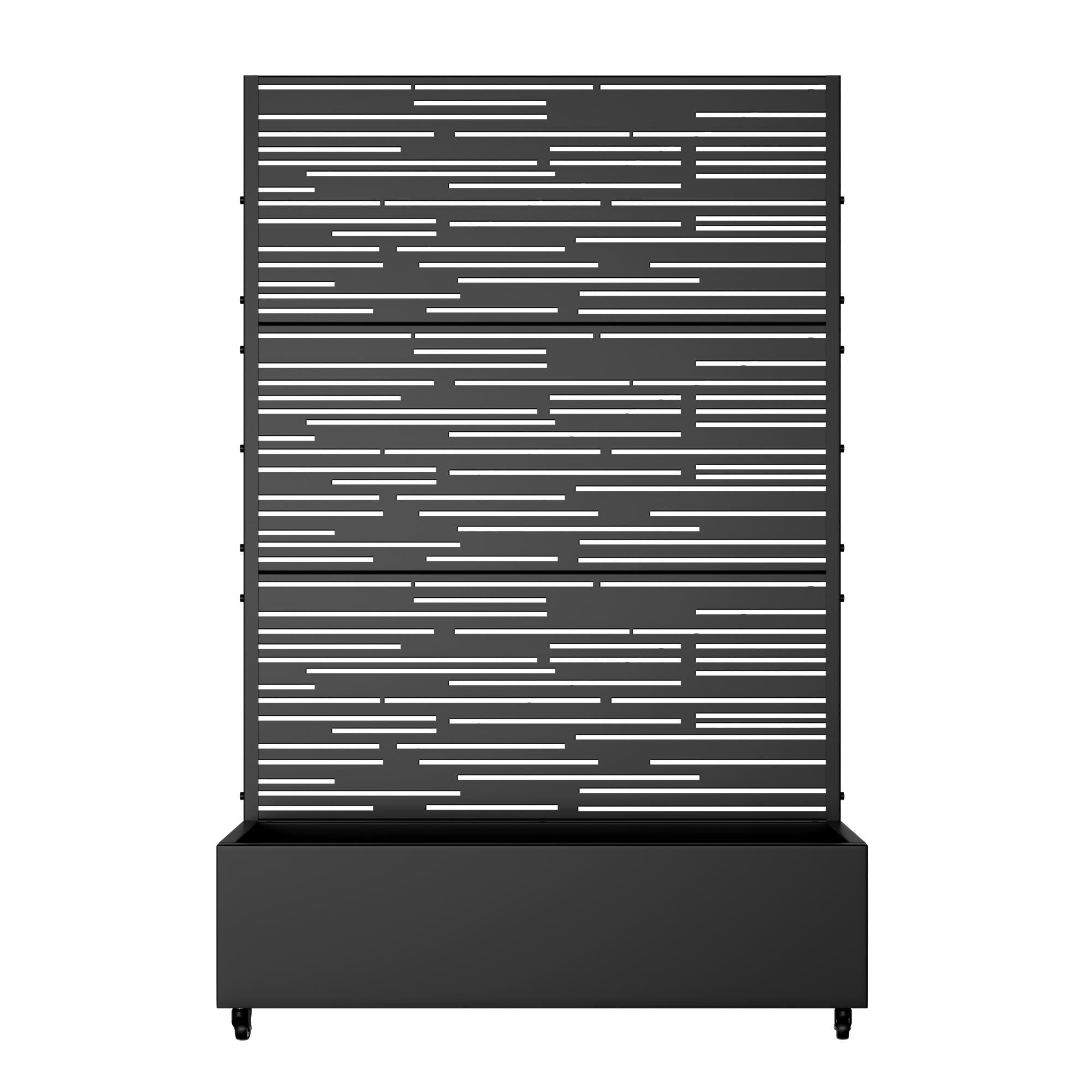 Dovelina Tranquilbreeze Outdoor Trellis With Planter Box, , large