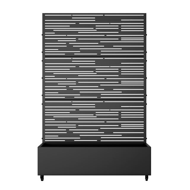 Dovelina Tranquilbreeze Outdoor Trellis With Planter Box