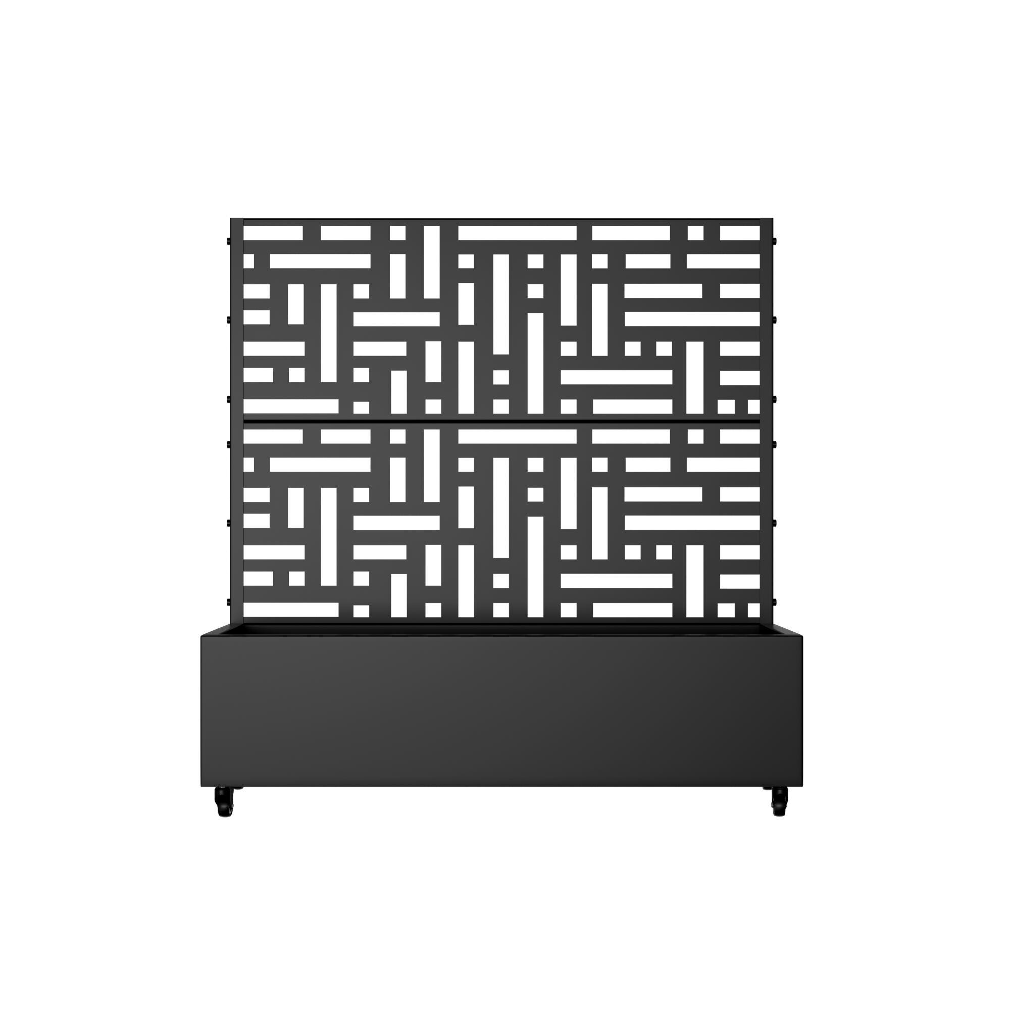 Dovelina Tranquilbreeze Outdoor Trellis With Planter Box In Street Pattern, , large