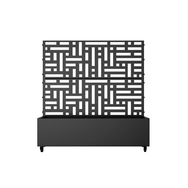 Dovelina Tranquilbreeze Outdoor Trellis With Planter Box In Street Pattern