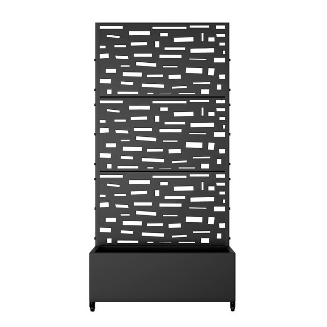 Dovelina Tranquilbreeze Outdoor Trellis With Planter Box In Street Pattern