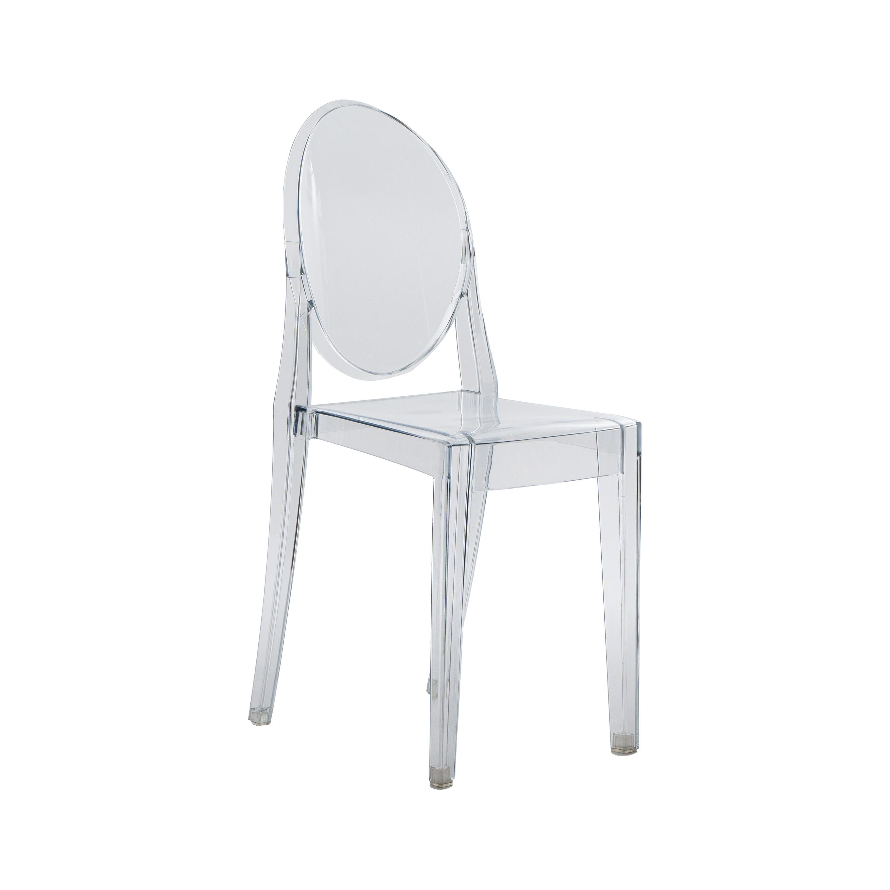 Techni Home Ghost Stackable Outdoor Dining Chairs (Set of 4), , large