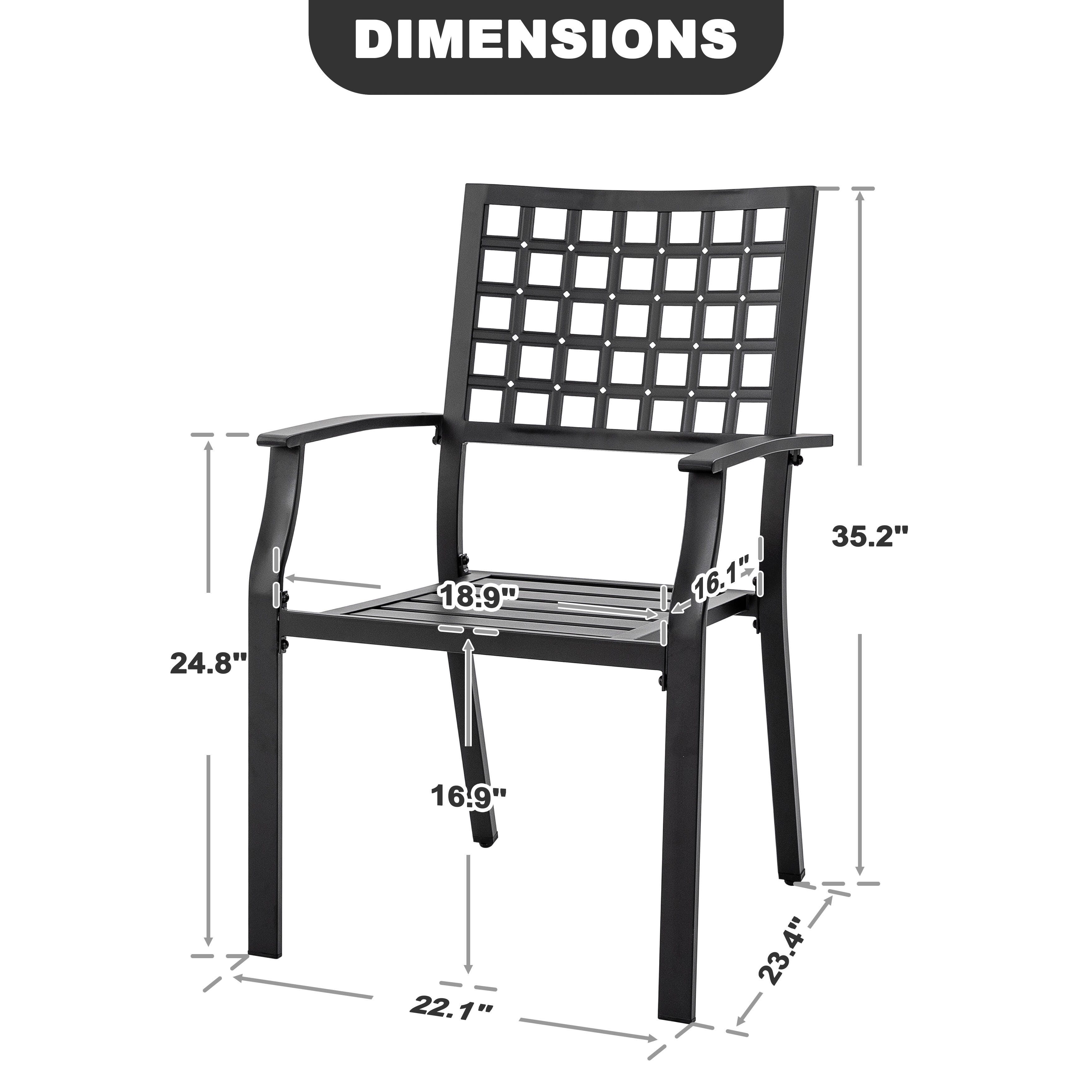 Nuu Garden Outdoor Dining Chair (Set of 2), , large