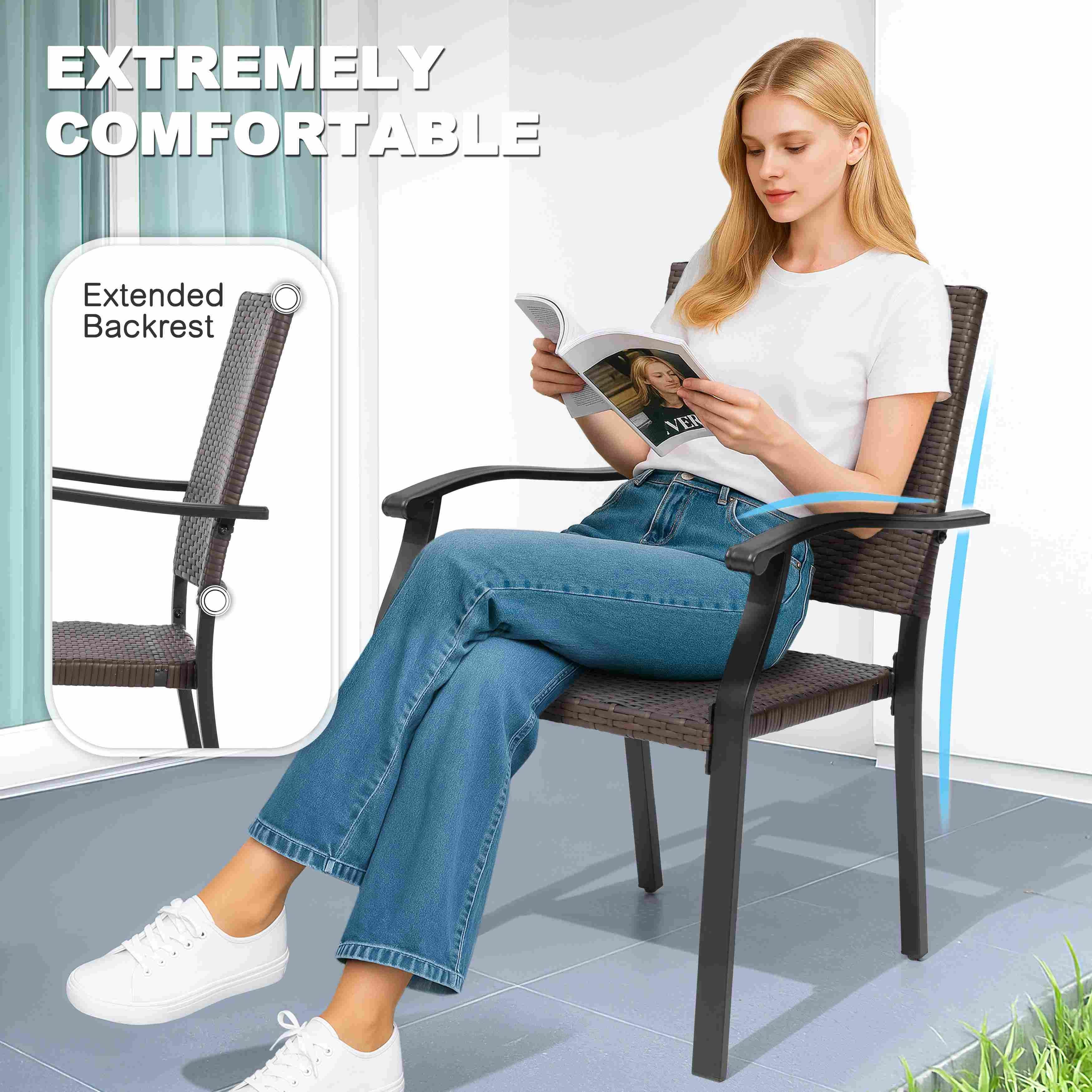 Nuu Garden Outdoor Dining Chairs (Set of 2), , large