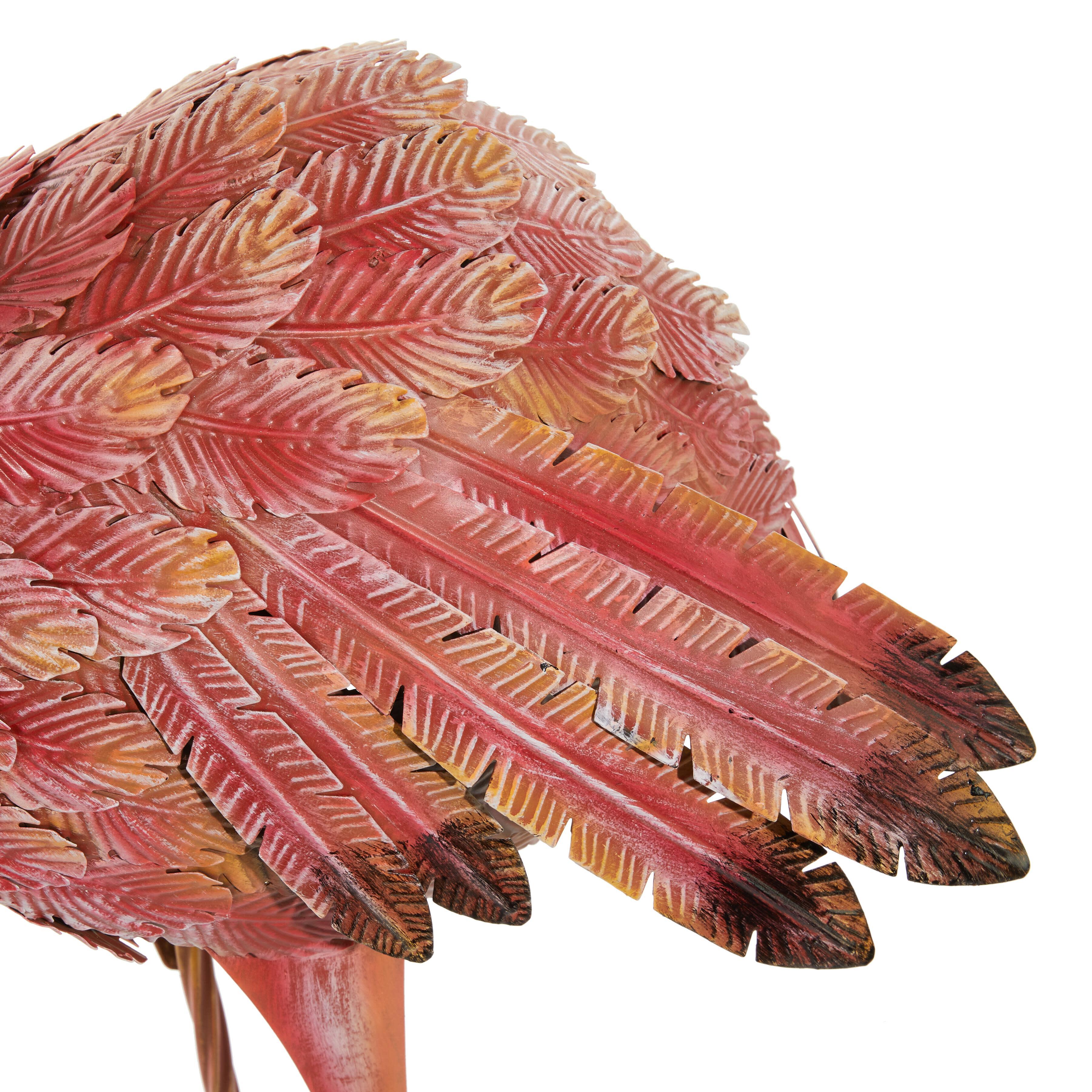 Bayberry Lane Indoor/Outdoor Garden Standing Flamingo Sculpture (Set of 2), , large