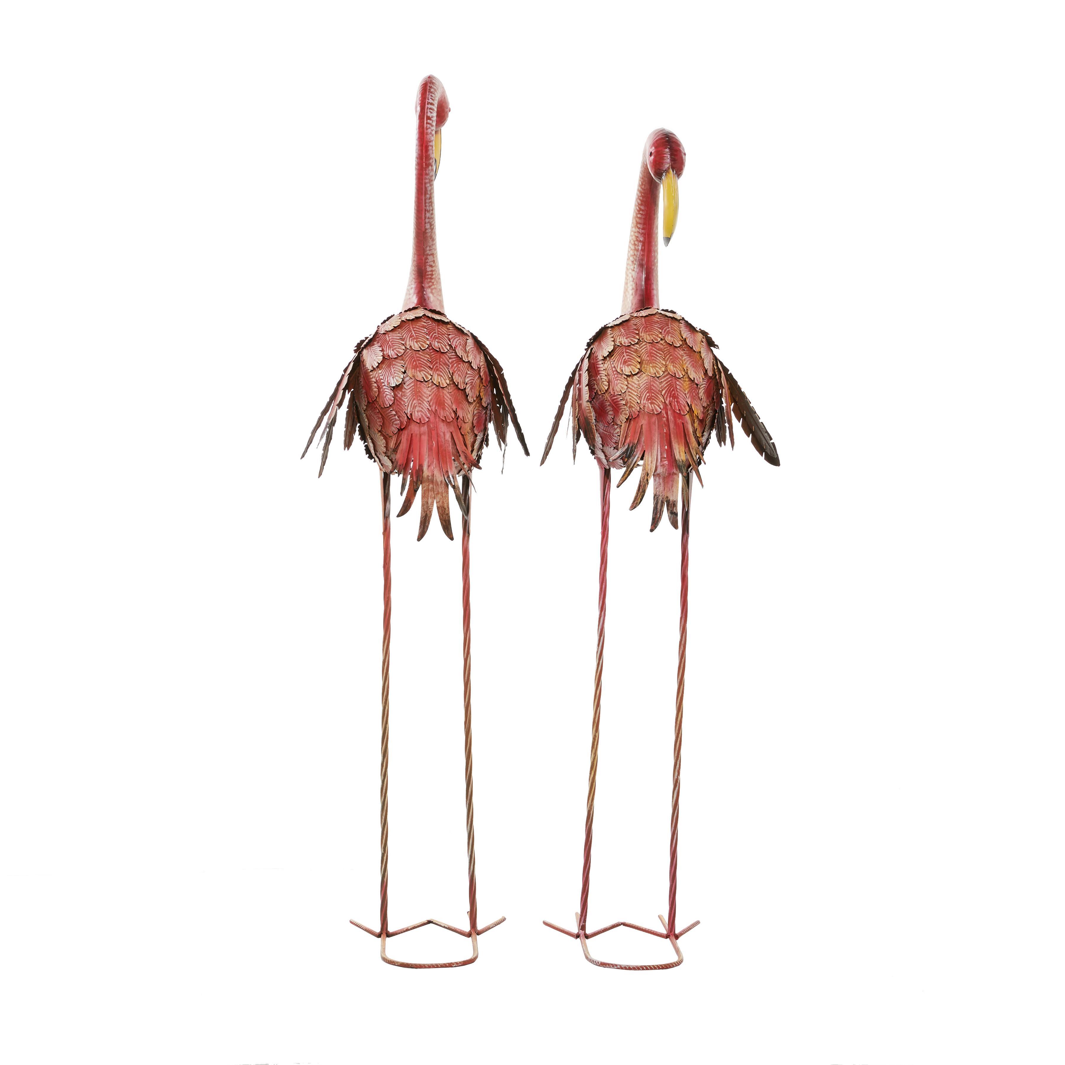 Bayberry Lane Indoor/Outdoor Garden Standing Flamingo Sculpture (Set of 2), , large