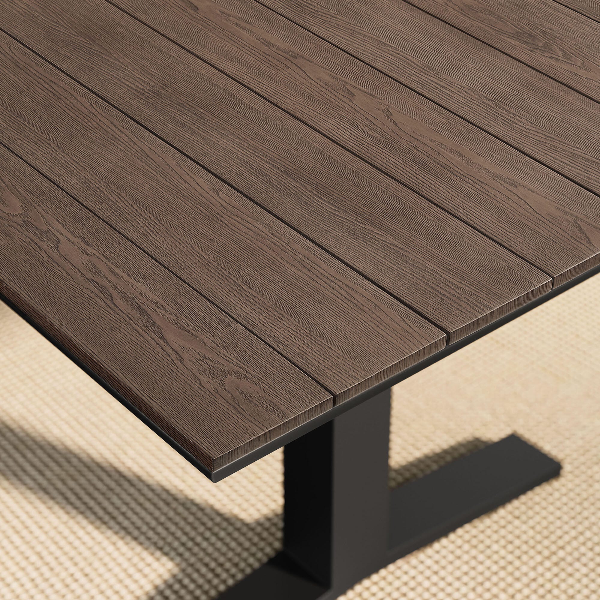Modway Gavelston Outdoor Dining Table, , large