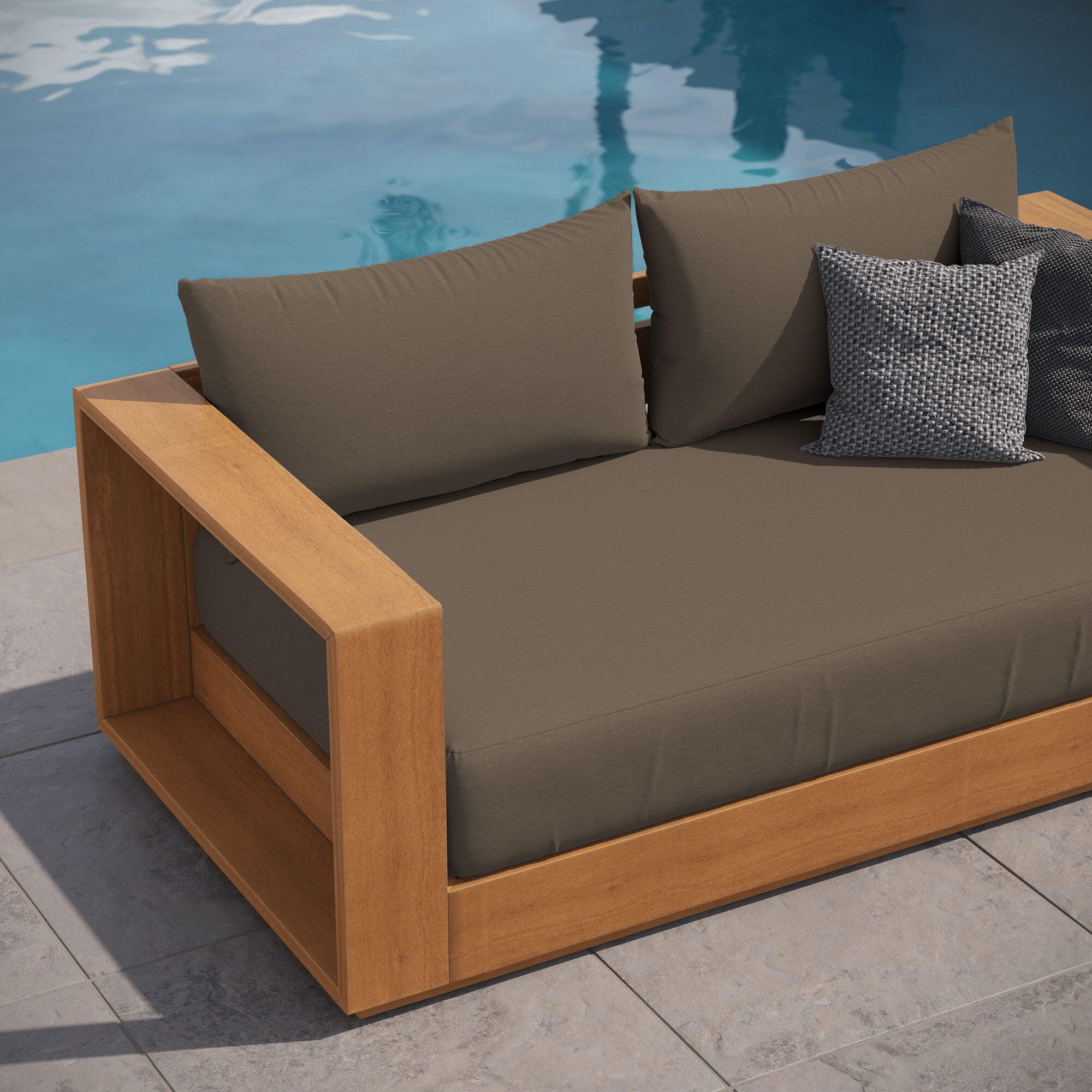 Modway Tahoe Outdoor Loveseat, , large