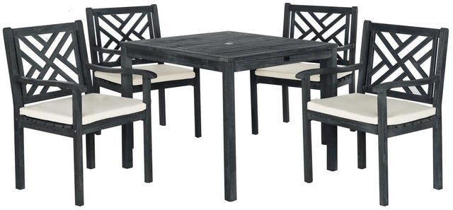 Safavieh Bradbury Outdoor Dining Table and 4 Chairs