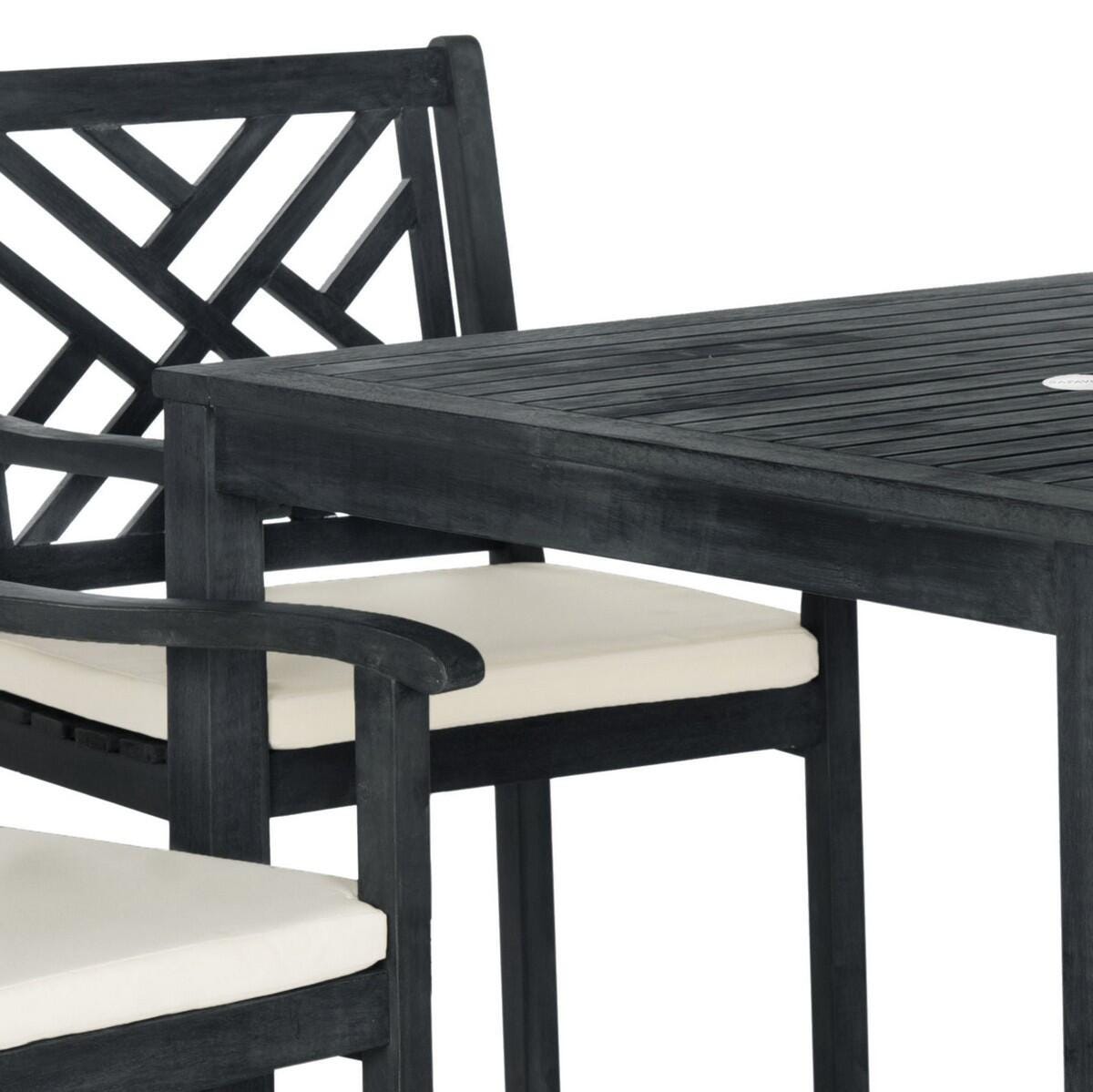 Safavieh Bradbury Outdoor Dining Table and 4 Chairs, , large