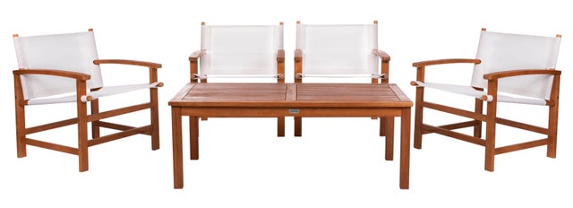 Safavieh Mardin Outdoor Dining Table and 4 Chairs