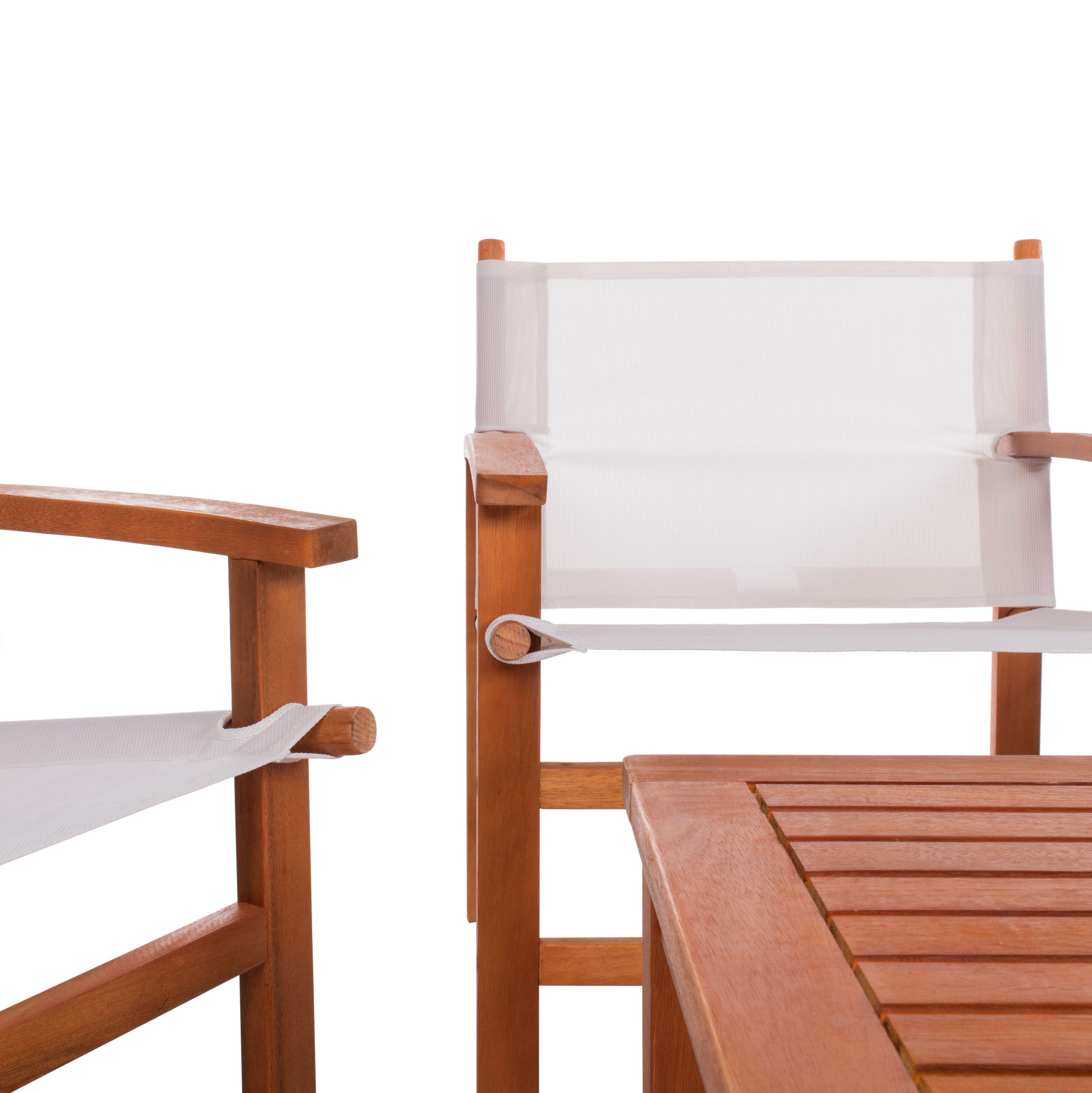 Safavieh Mardin Outdoor Dining Table and 4 Chairs, , large
