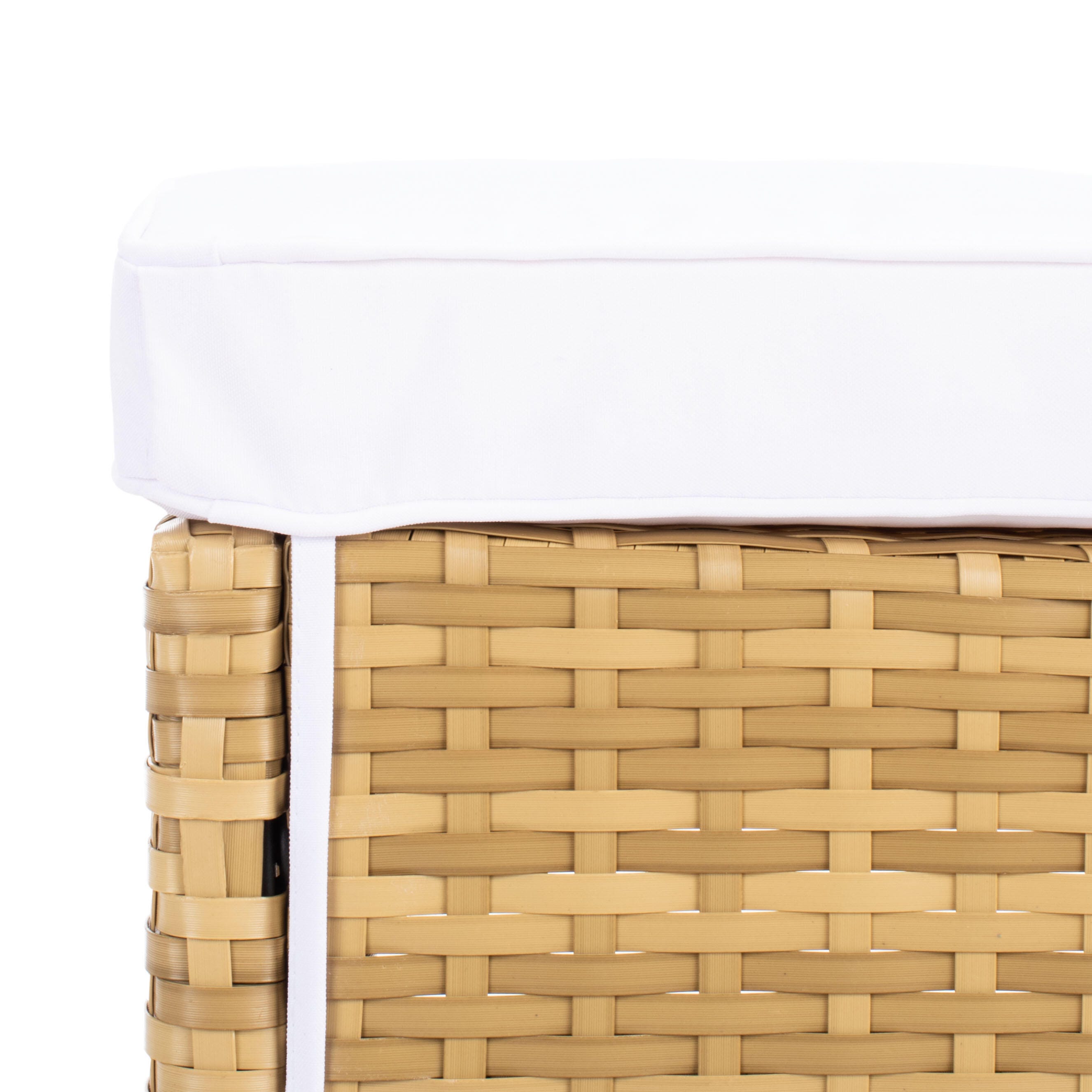 Safavieh Horus Outdoor Dining Table and 6 Stools, Natural/White, large