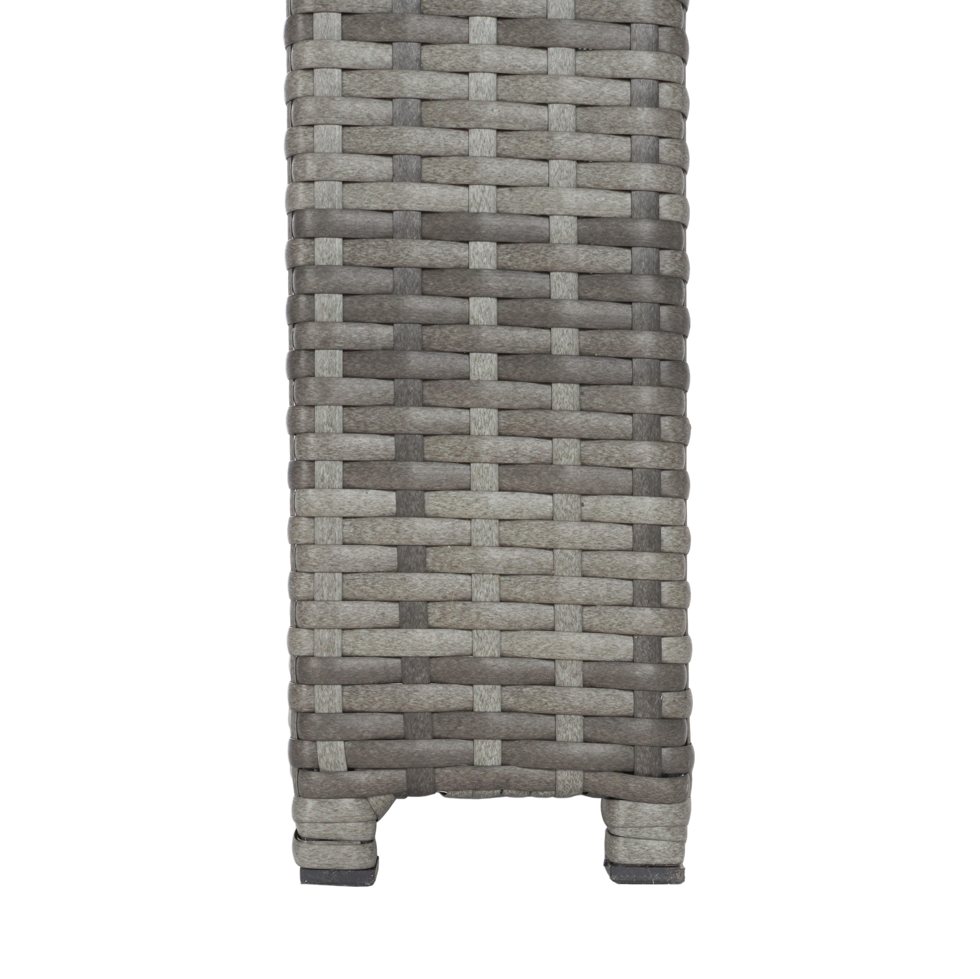 Safavieh Horus Outdoor Dining Table and 6 Stools, Gray/Gray, large