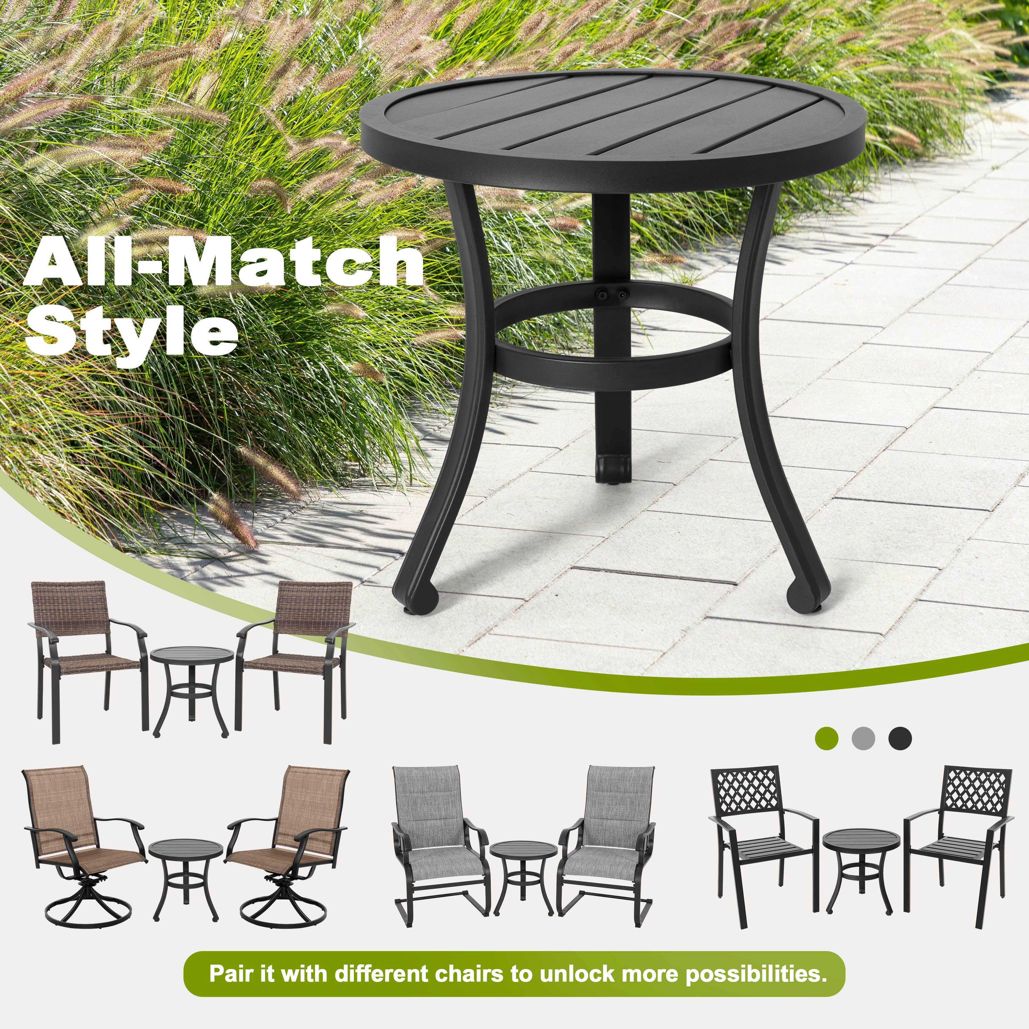 Nuu Garden Outdoor Side Table, , large