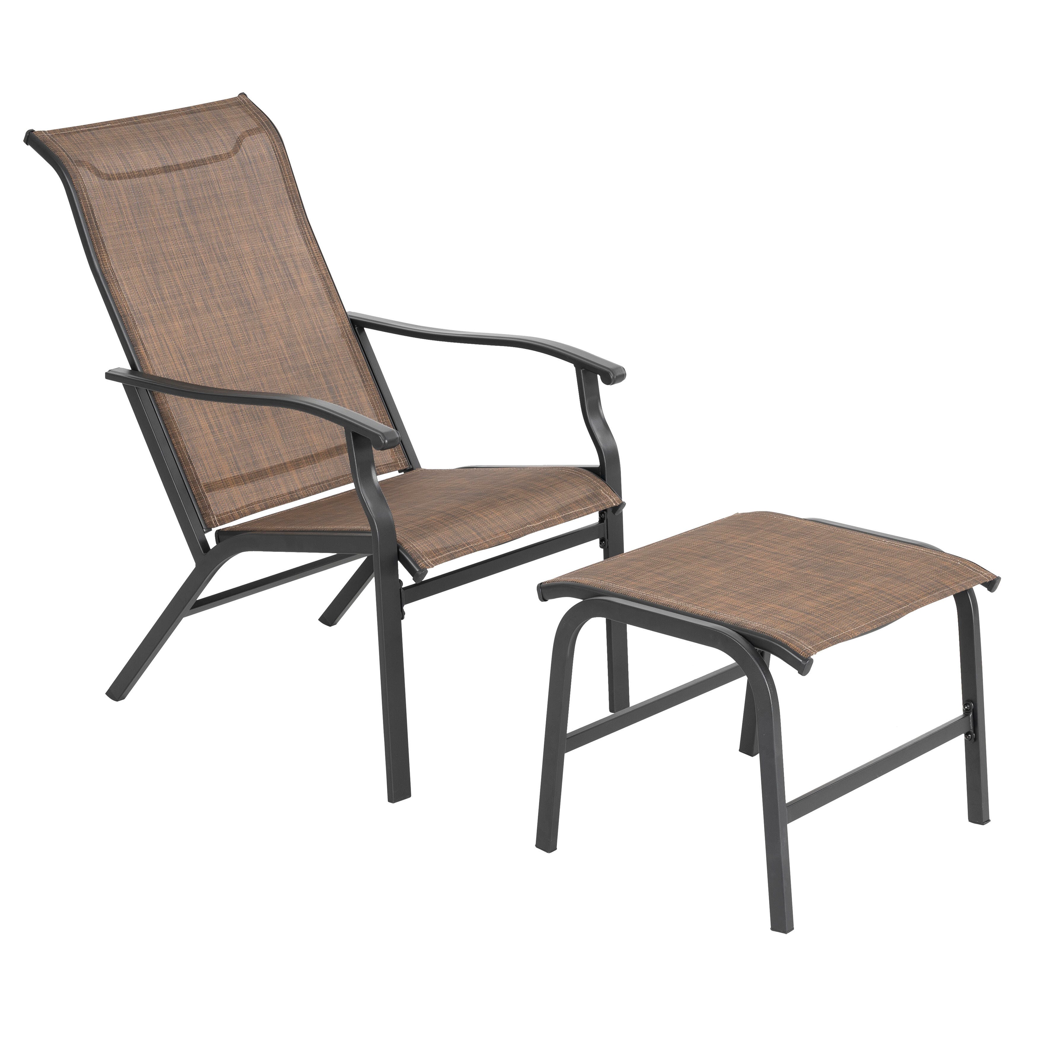 Nuu Garden Outdoor Lounge Chair With Ottoman, , large
