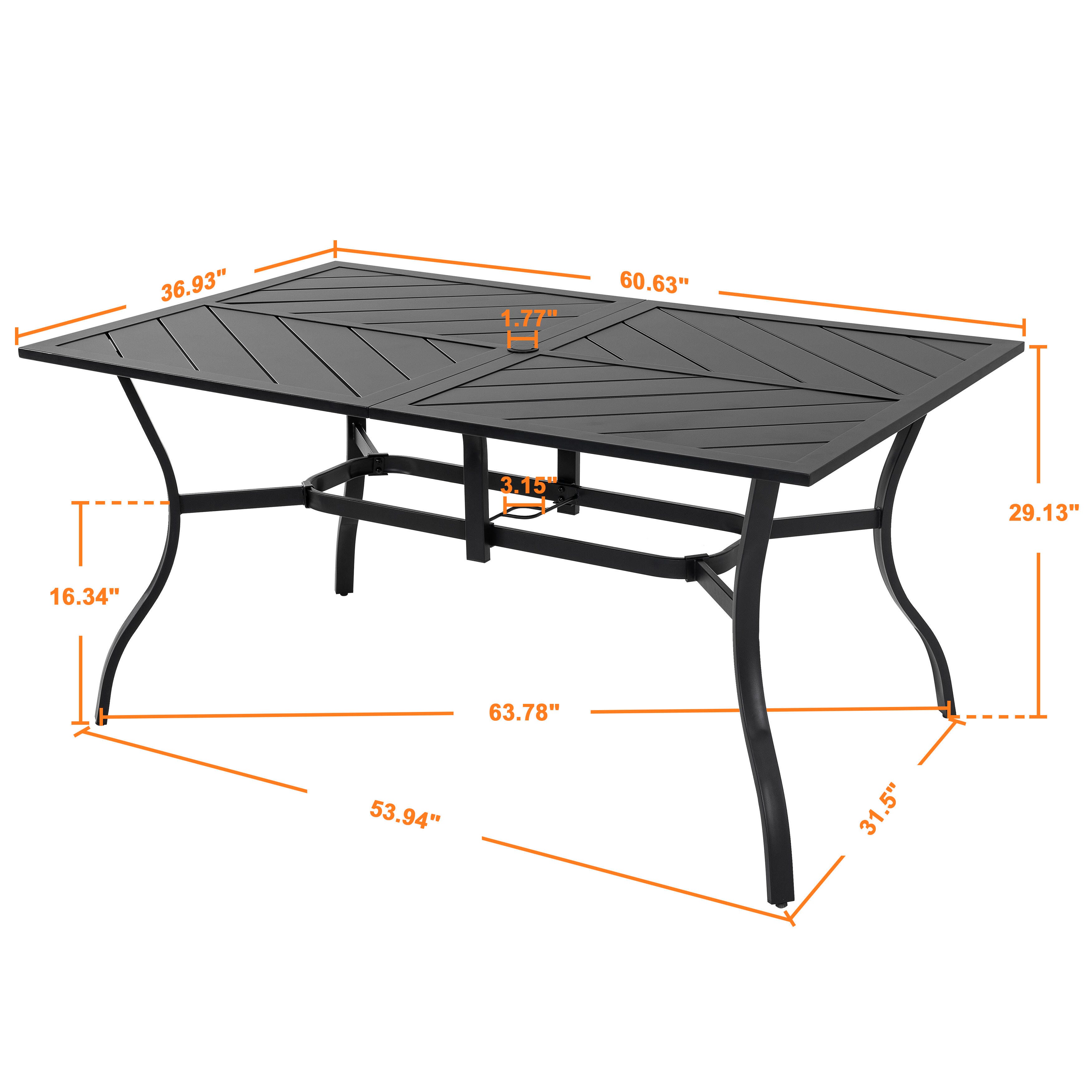 Nuu Garden Outdoor Dining Table, , large