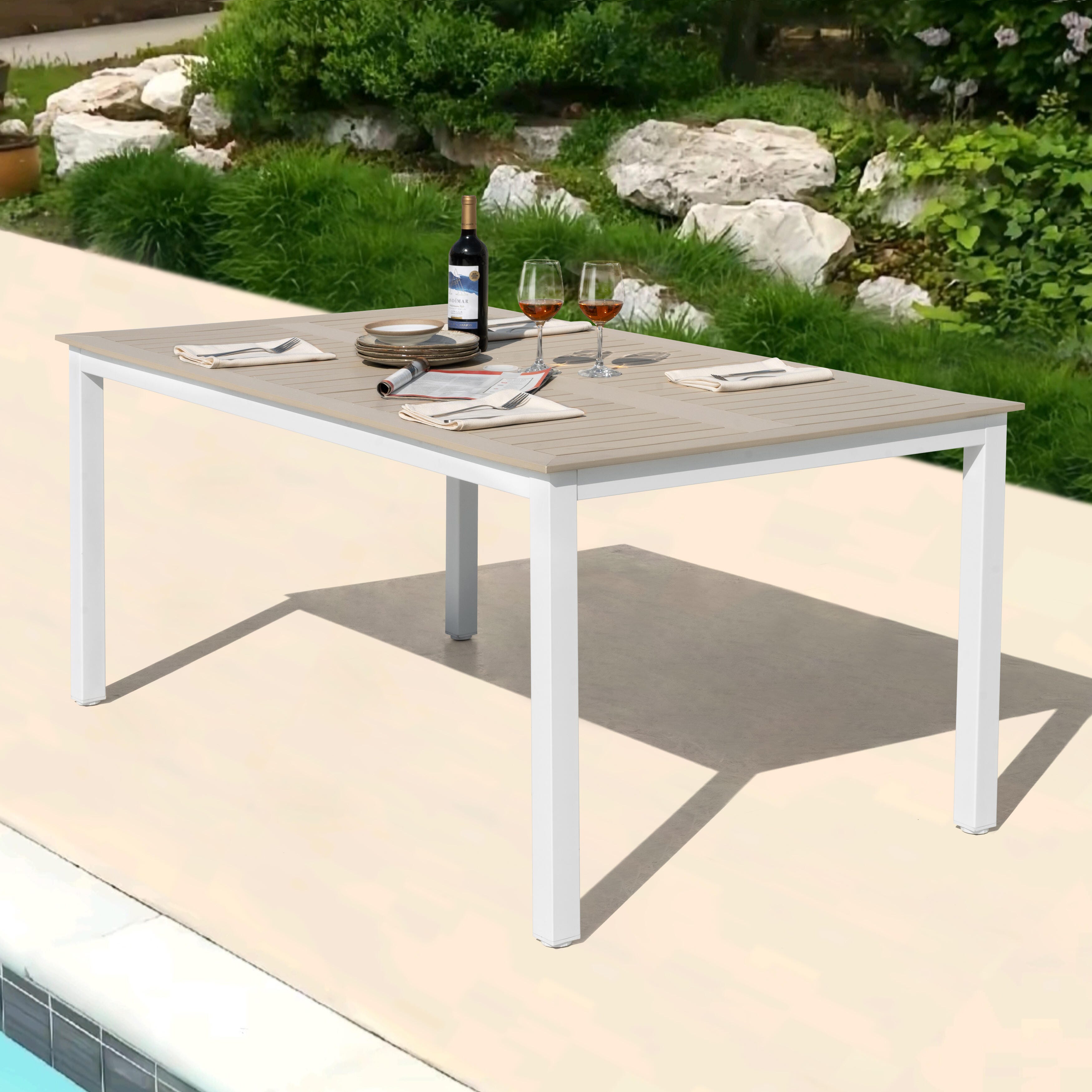 Nuu Garden Outdoor Dining Table, , large