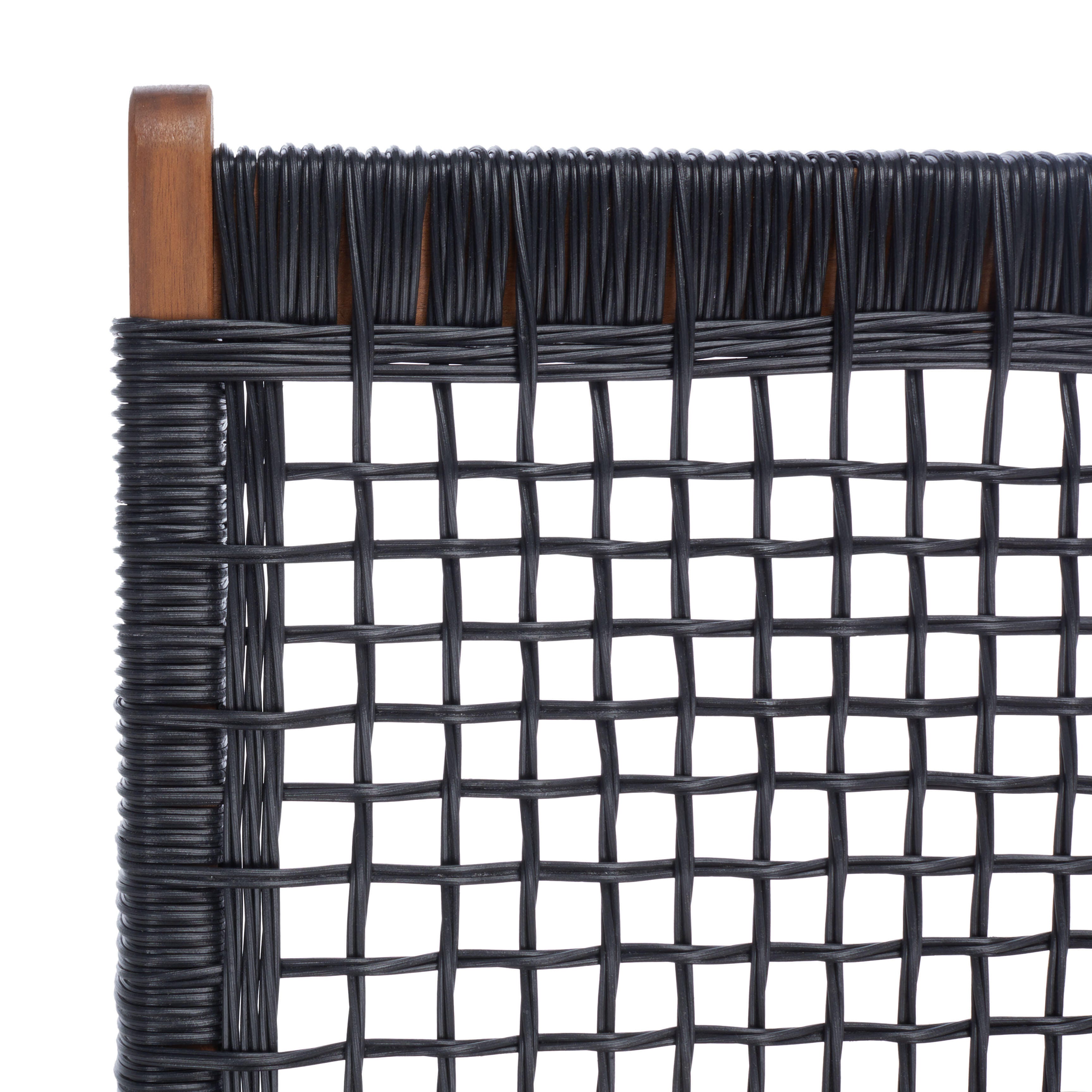 Safavieh Chantelle Outdoor Conversation Set, Natural/Black, large