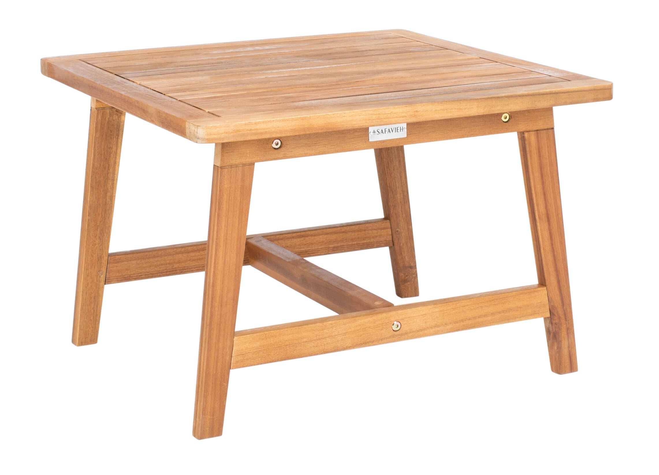 Safavieh Chantelle Outdoor Conversation Set, Natural/Natural, large
