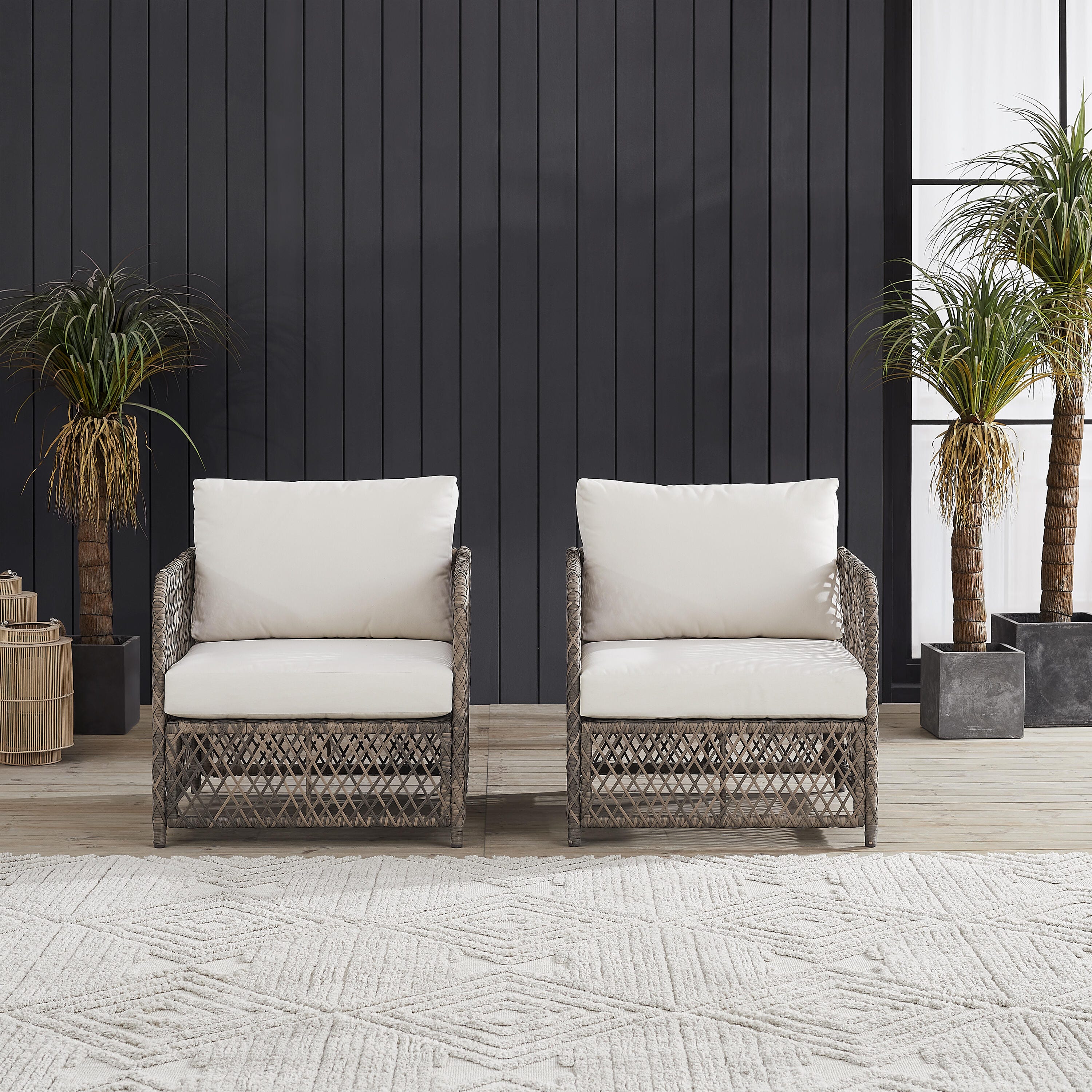 Crosley Furniture Granite Outdoor Chair (Set of 2), , large
