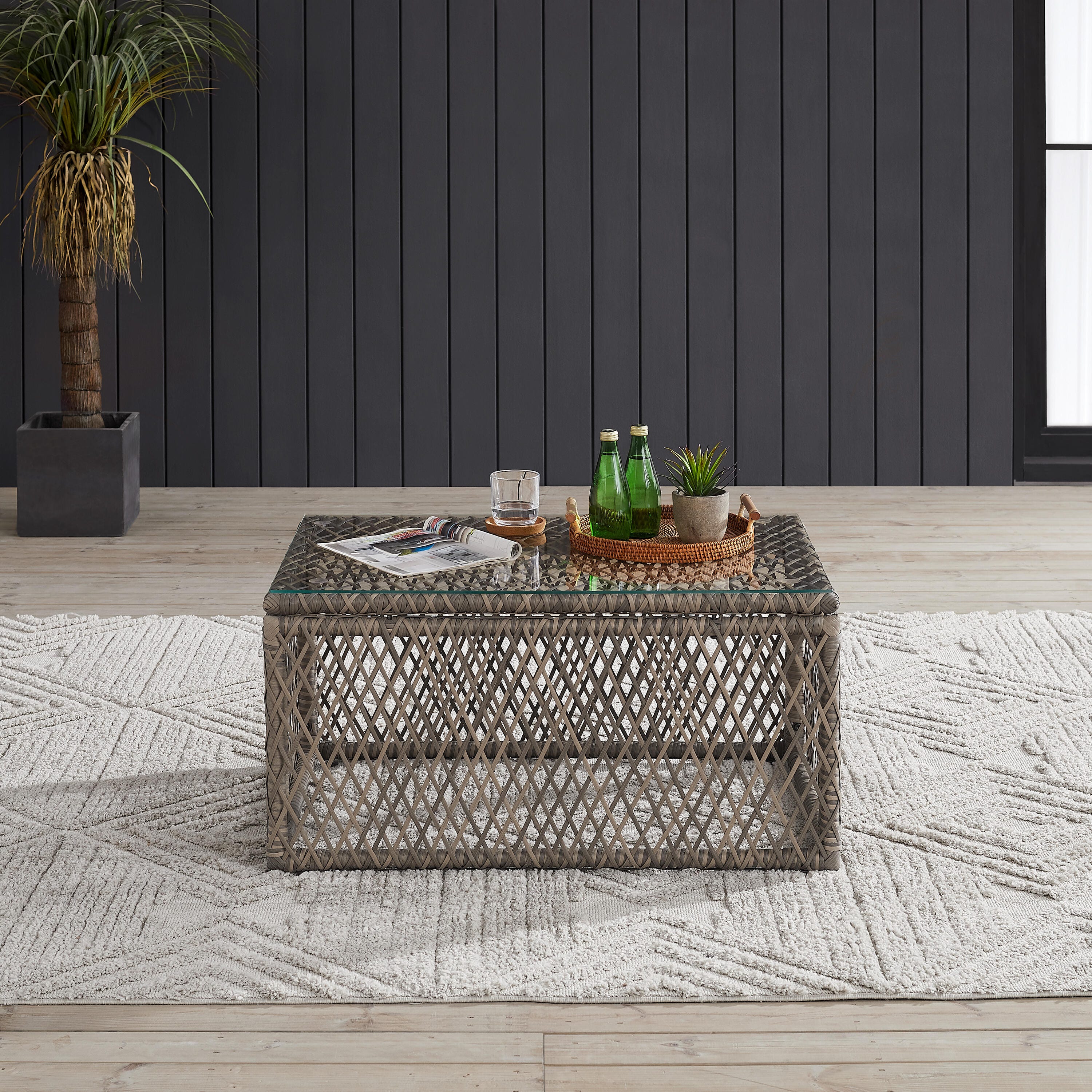 Crosley Furniture Granite Bay Outdoor Coffee Table, , large
