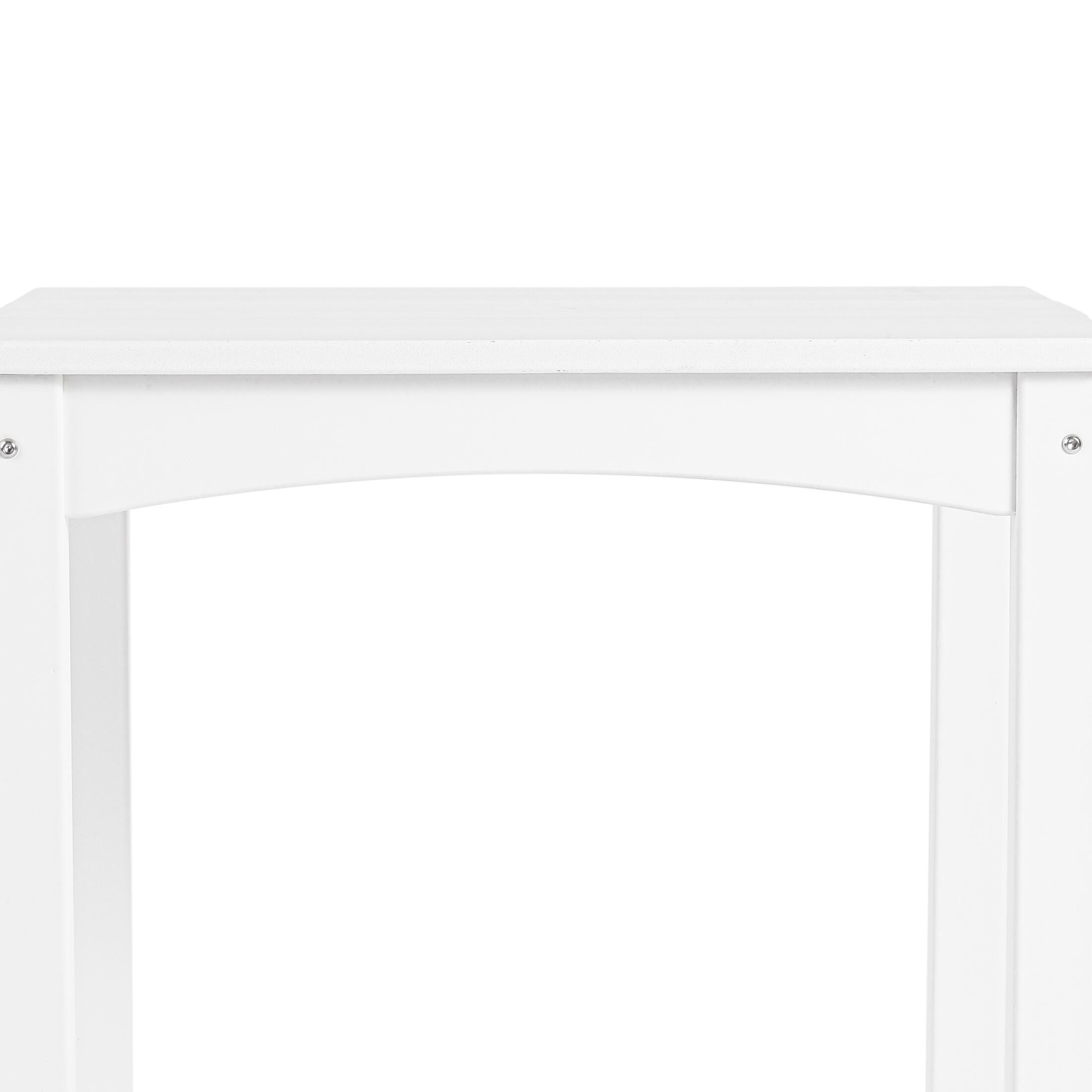Westin Furniture Garden Party Outdoor Dining Table, White, large