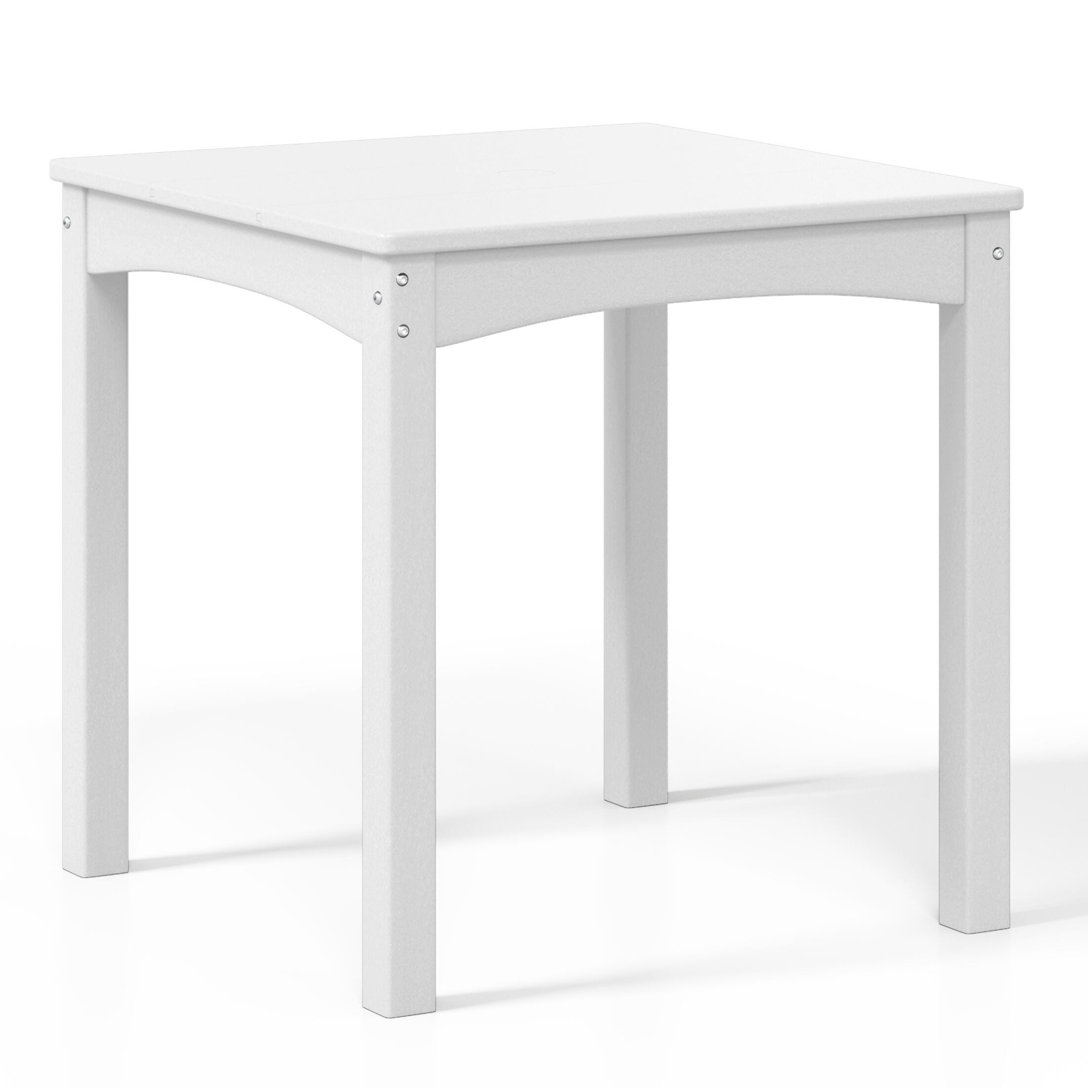 Westin Furniture Garden Party Outdoor Dining Table, White, large