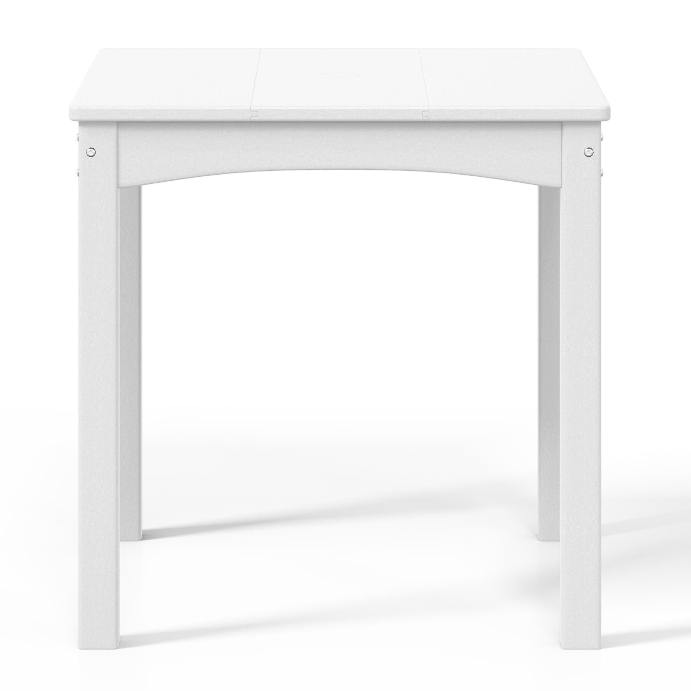 Westin Furniture Garden Party Outdoor Dining Table, White, large