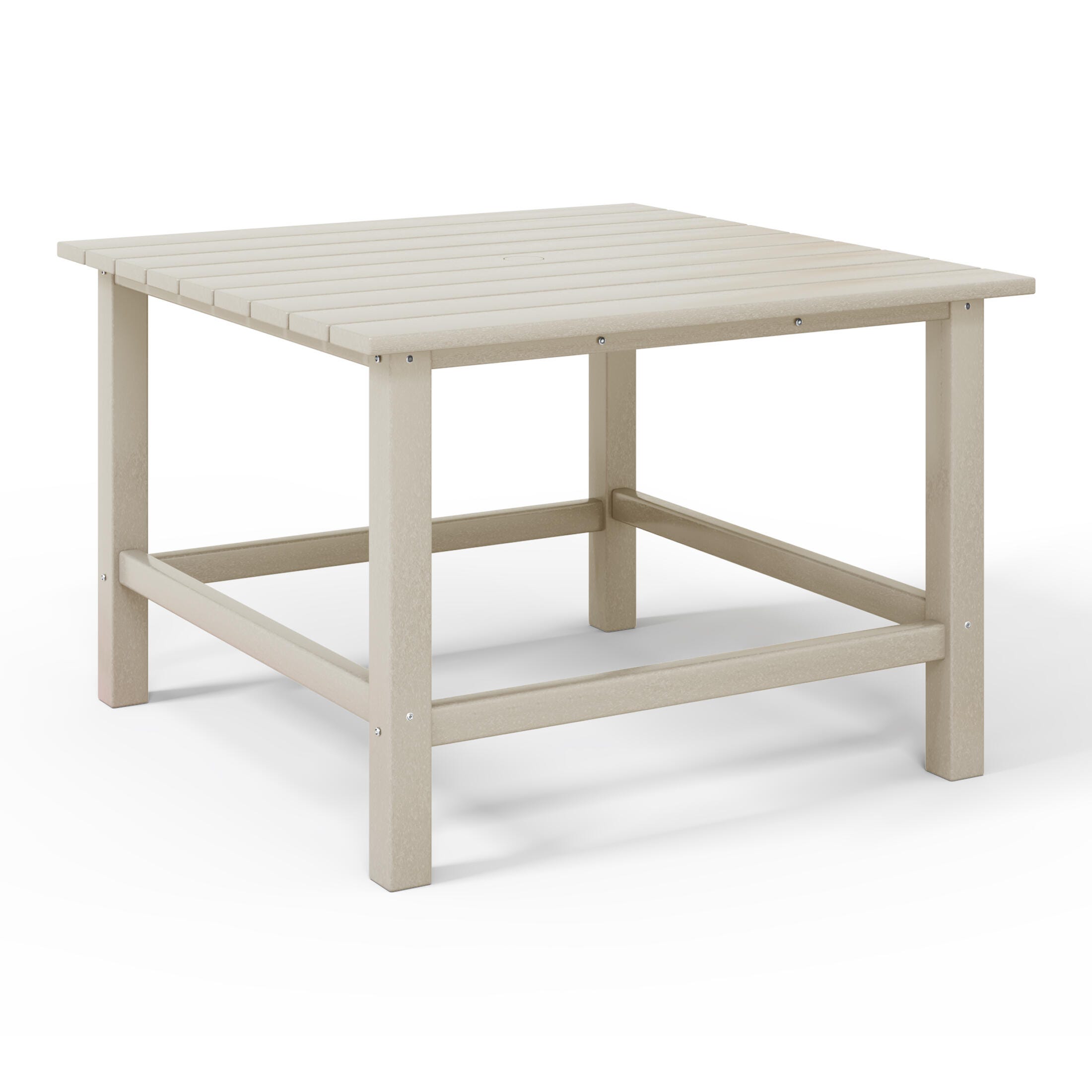 Westin Furniture Laguna Outdoor Adirondack Dining Table and 4 Chairs, Sand, large