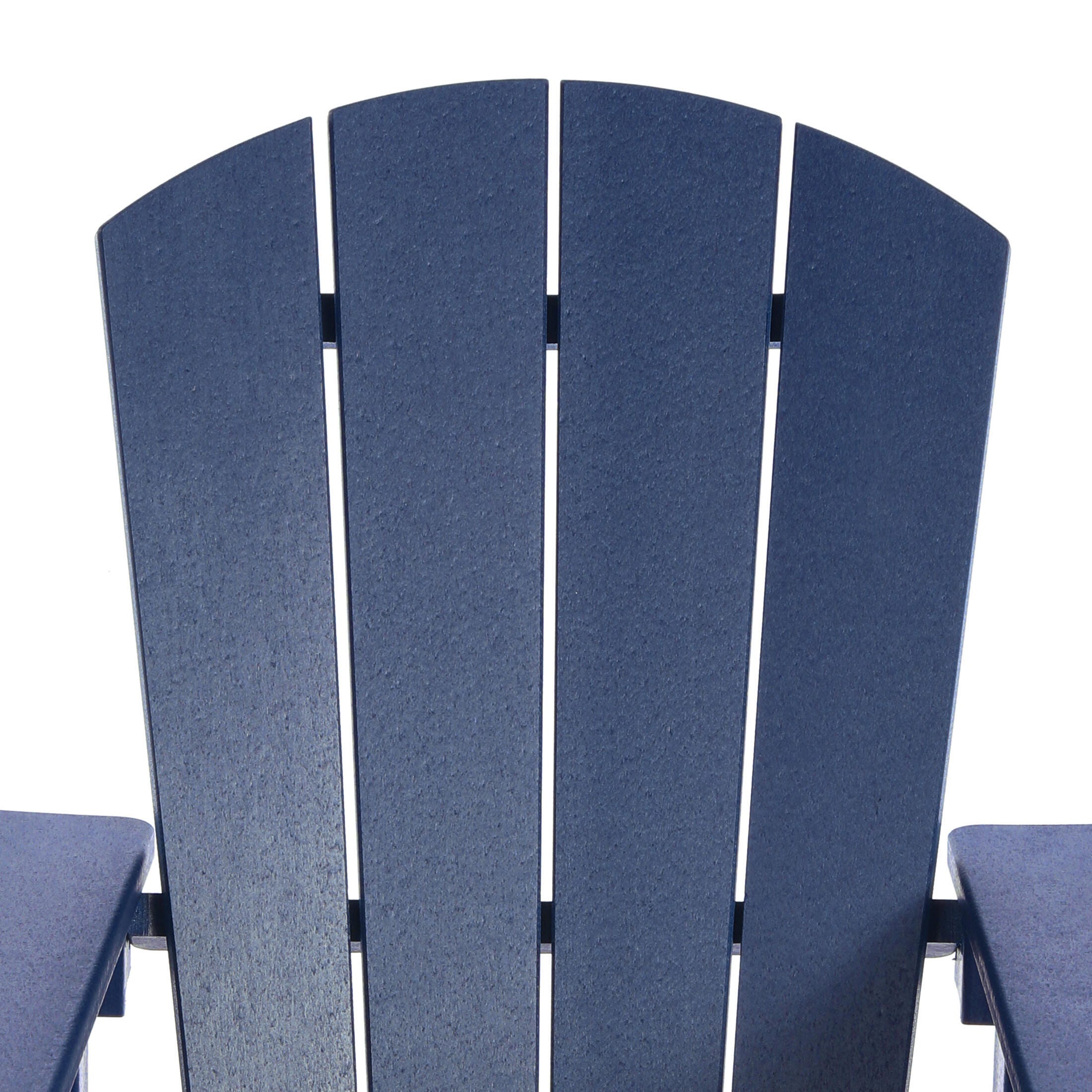 Westin Furniture Laguna Outdoor Adirondack Dining Table and 4 Chairs, Navy Blue, large