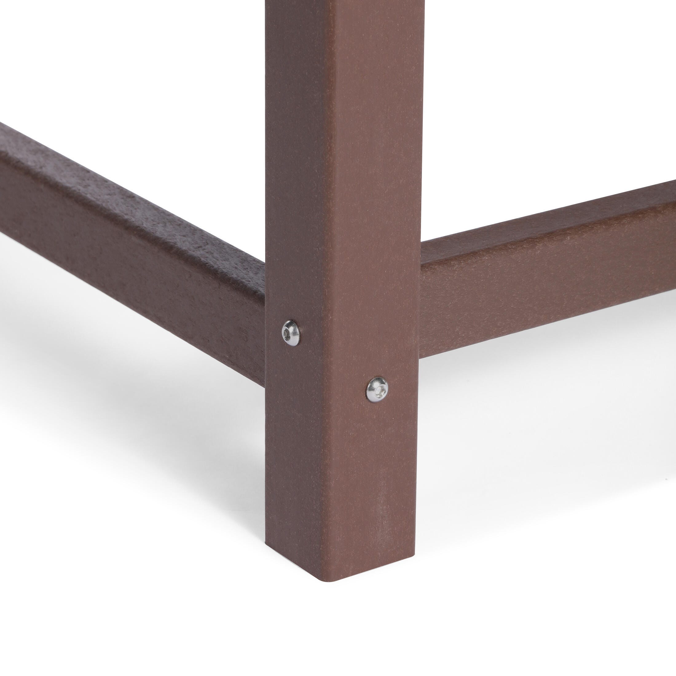 Westin Furniture Laguna Outdoor Dining Table, Dark Brown, large