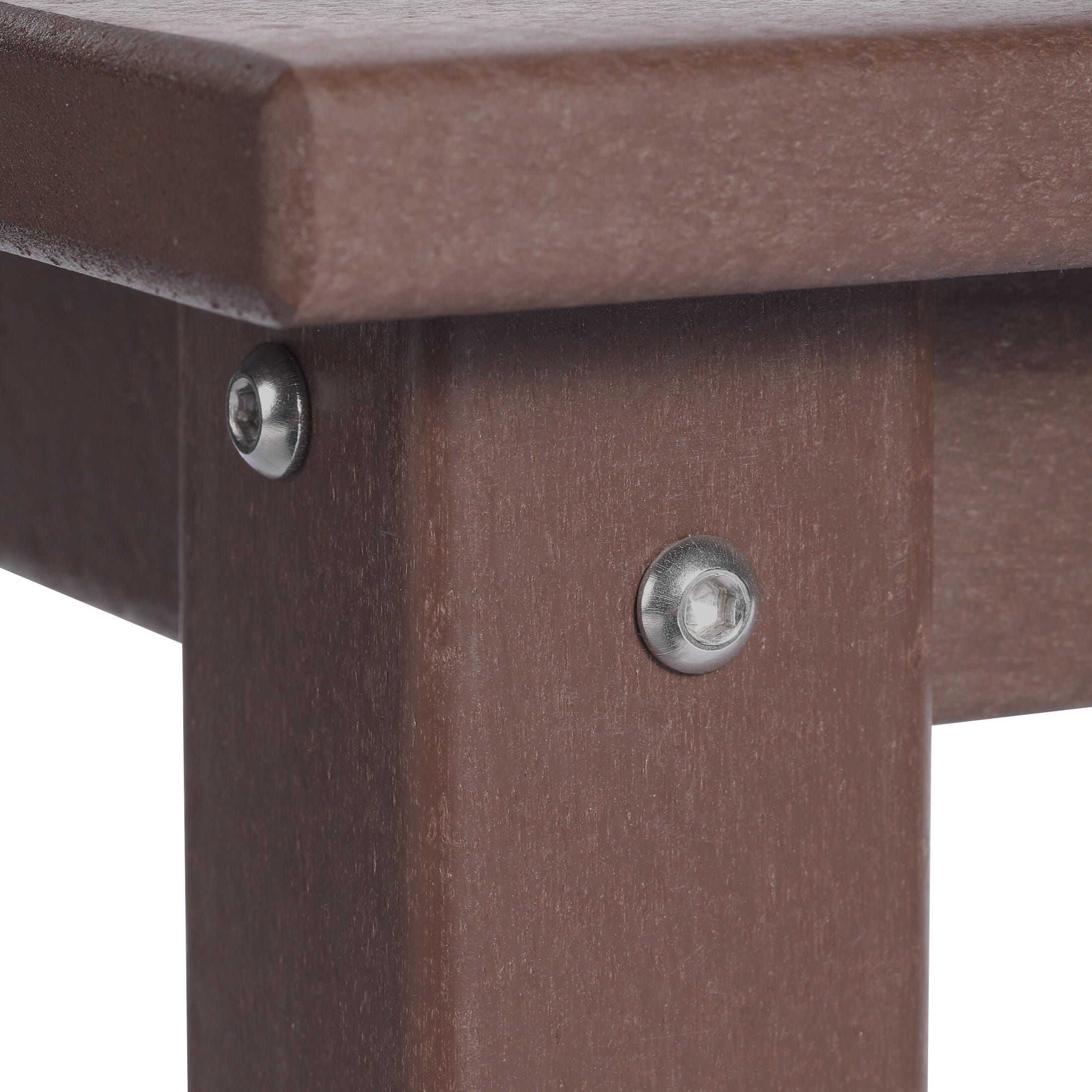 Westin Furniture Laguna Outdoor Dining Table, Dark Brown, large