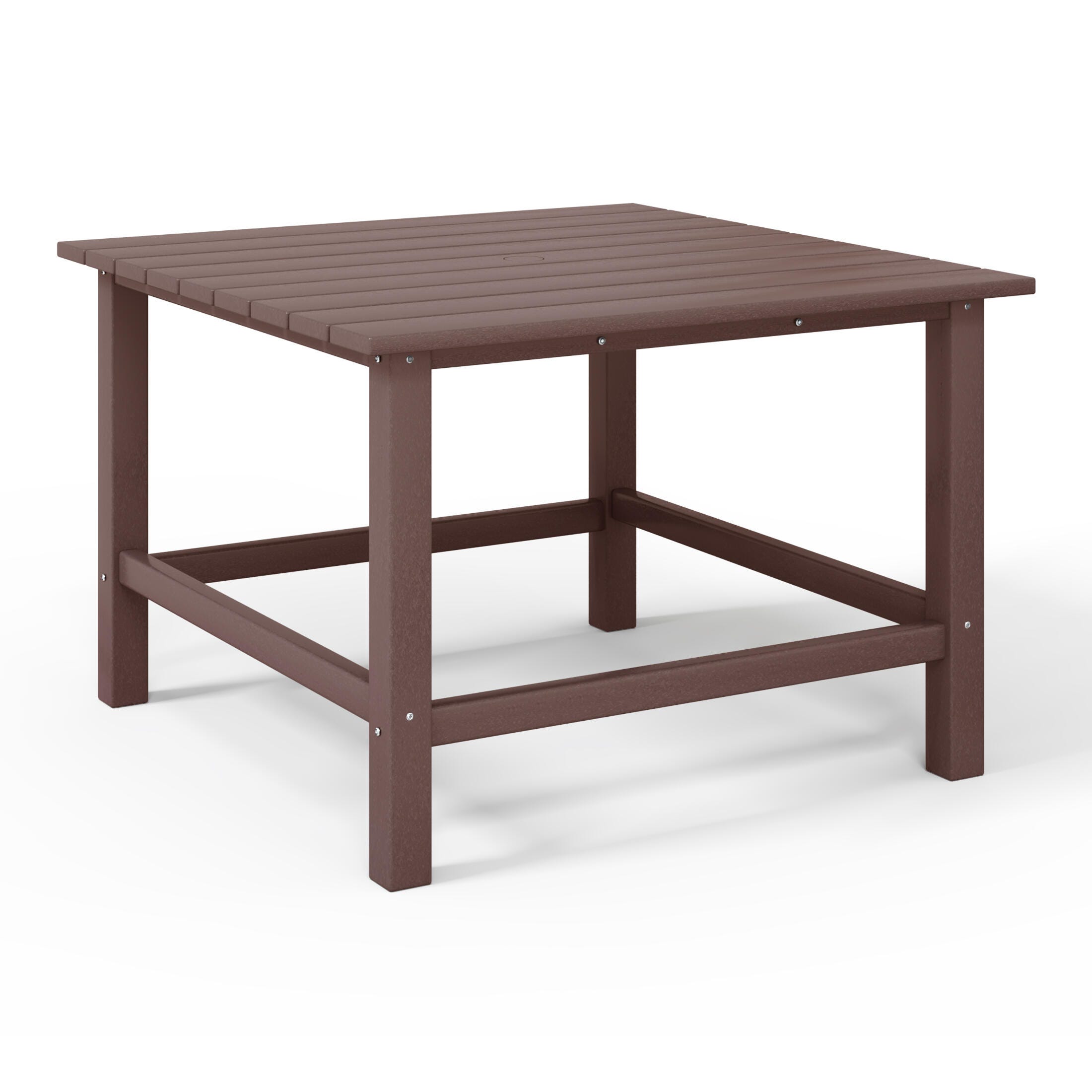 Westin Furniture Laguna Outdoor Dining Table, Dark Brown, large